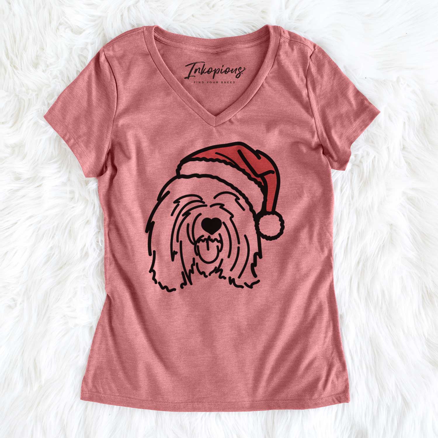 Jolly Tibetan Mastiff - Stan - Women's V-neck Shirt