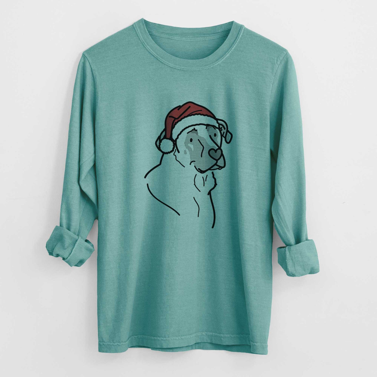 Jolly Mastiff German Shepherd Mix - Tank - Heavyweight 100% Cotton Long Sleeve