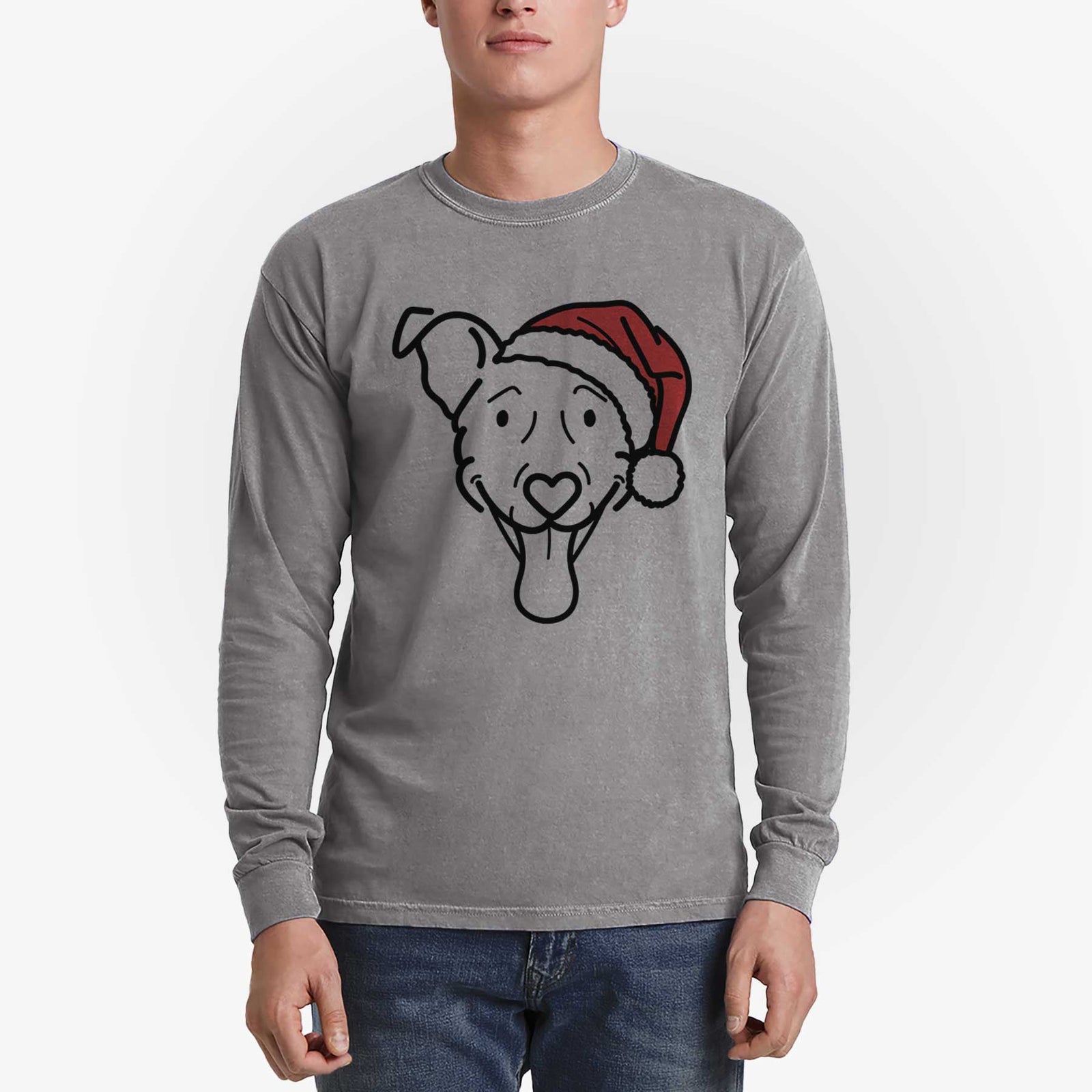 Jolly Vizsla Mix - Tegan - Heavyweight 100% Cotton Long Sleeve