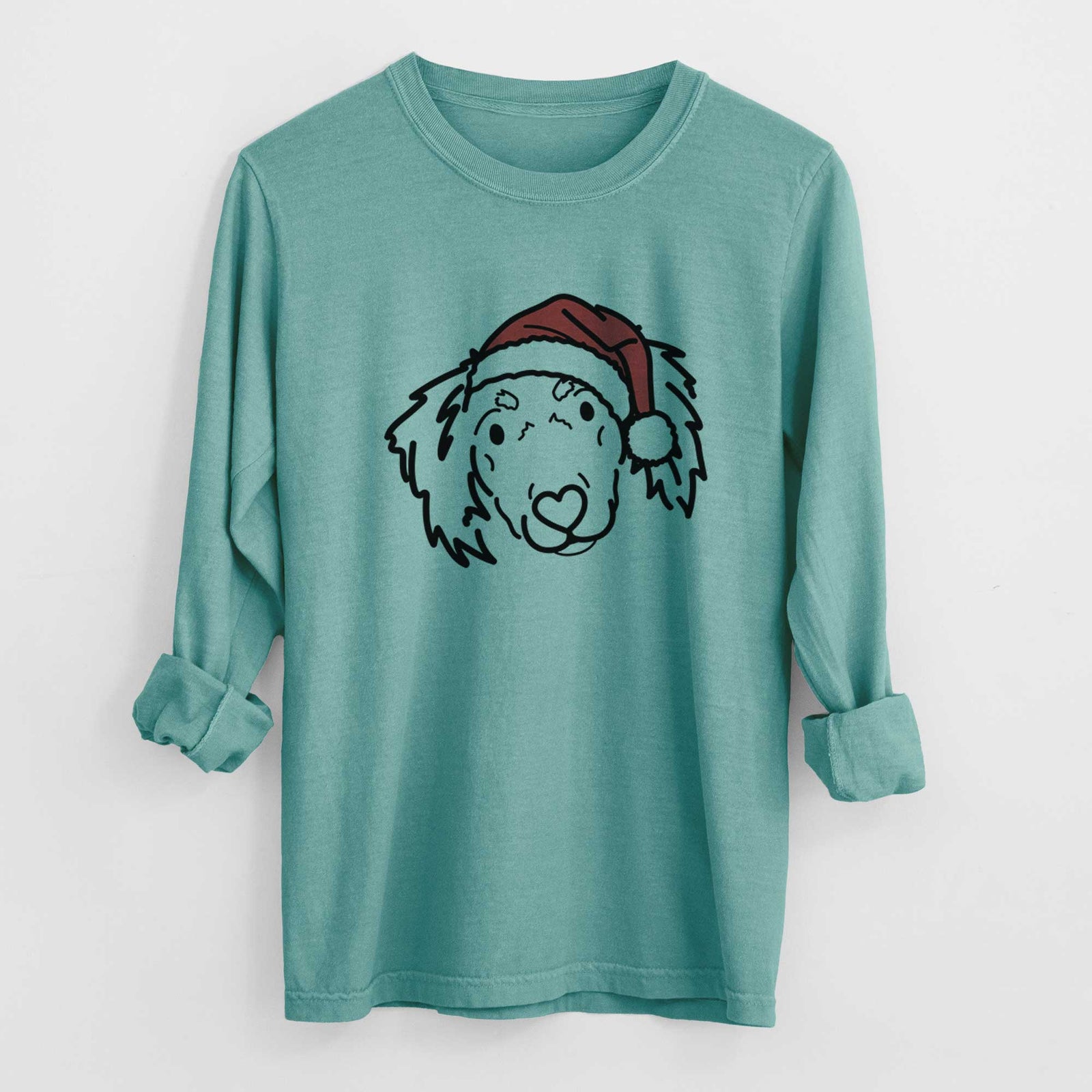 Jolly Dachshund Mix - Tilly - Heavyweight 100% Cotton Long Sleeve