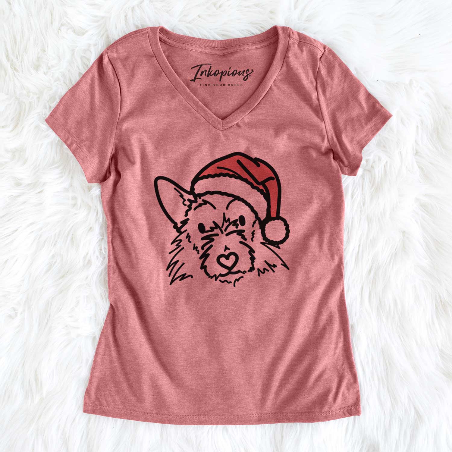 Jolly Terrier Mix - Ziggy - Women's V-neck Shirt