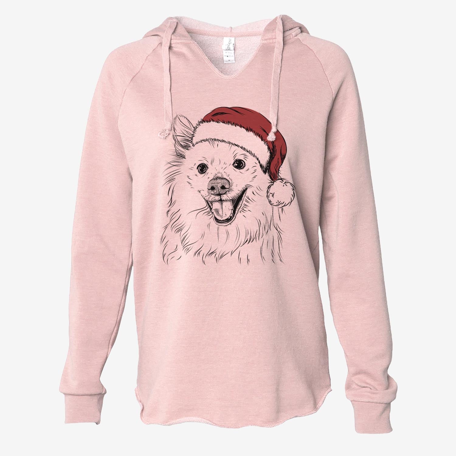 Miki the American Eskimo - Cali Wave Hooded Sweatshirt