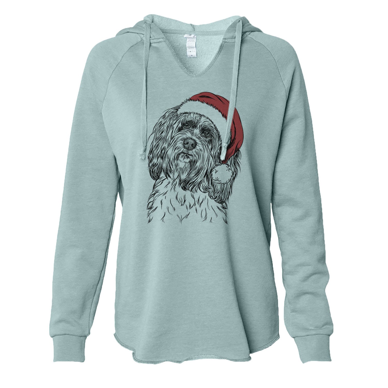 Shenpa the Tibetan Terrier - Cali Wave Hooded Sweatshirt