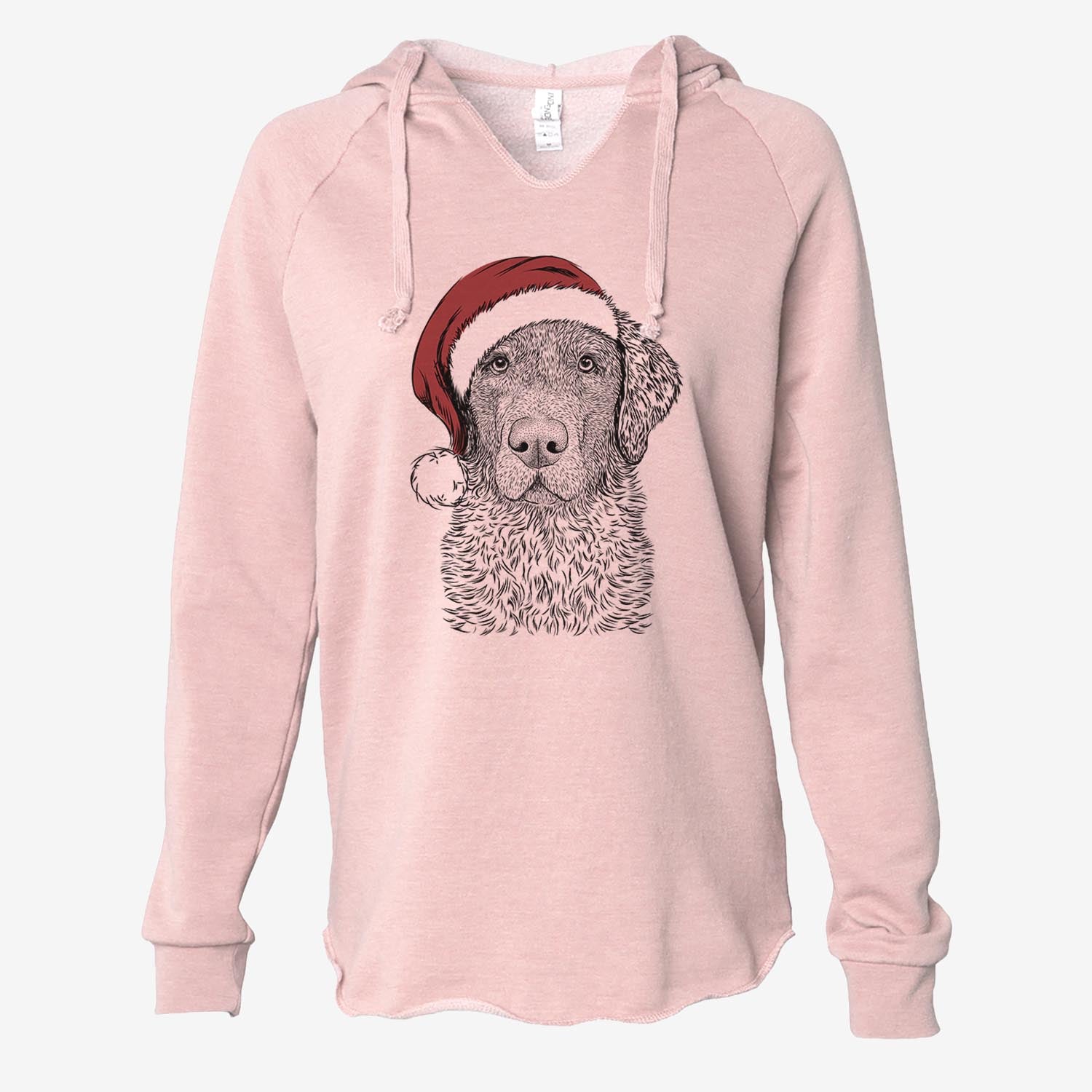 Whiskey the Chocolate Lab - Cali Wave Hooded Sweatshirt