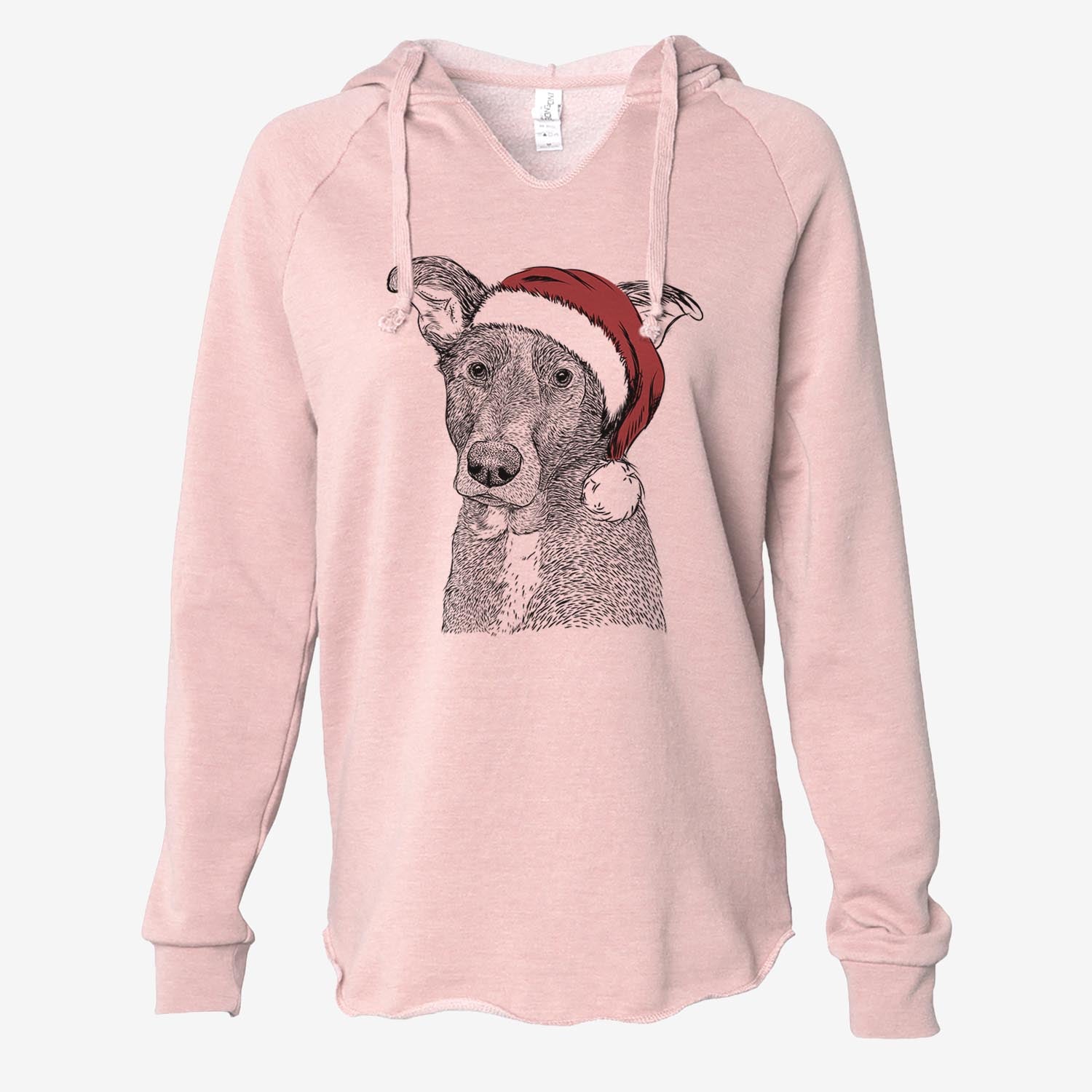 Wilbur the Shepherd Mix - Cali Wave Hooded Sweatshirt