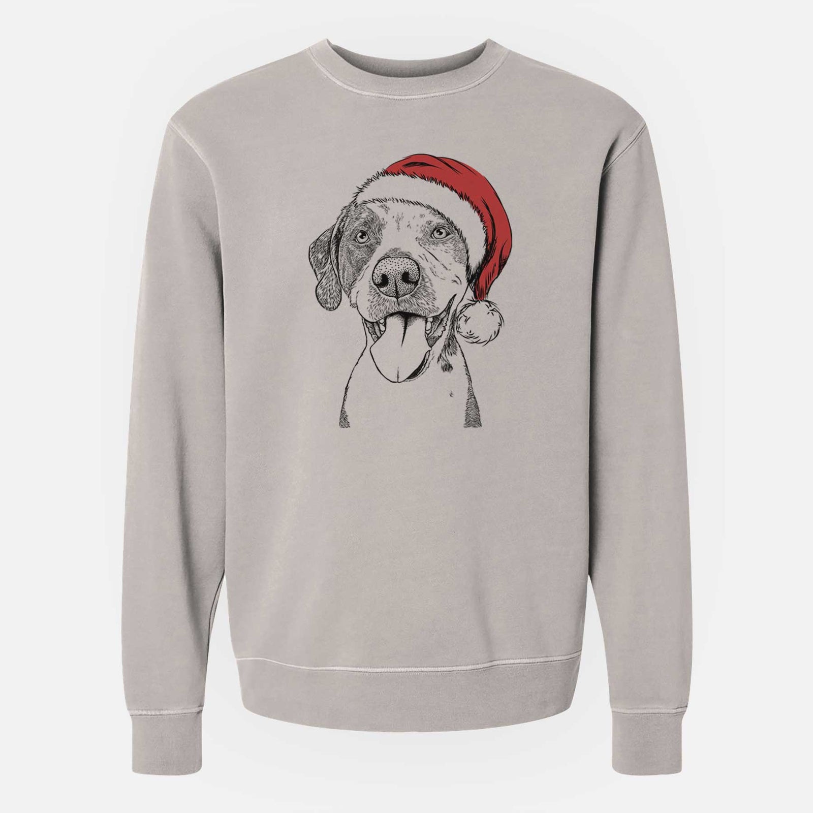 Santa Ace Boogie the Mixed Breed - Unisex Pigment Dyed Crew Sweatshirt