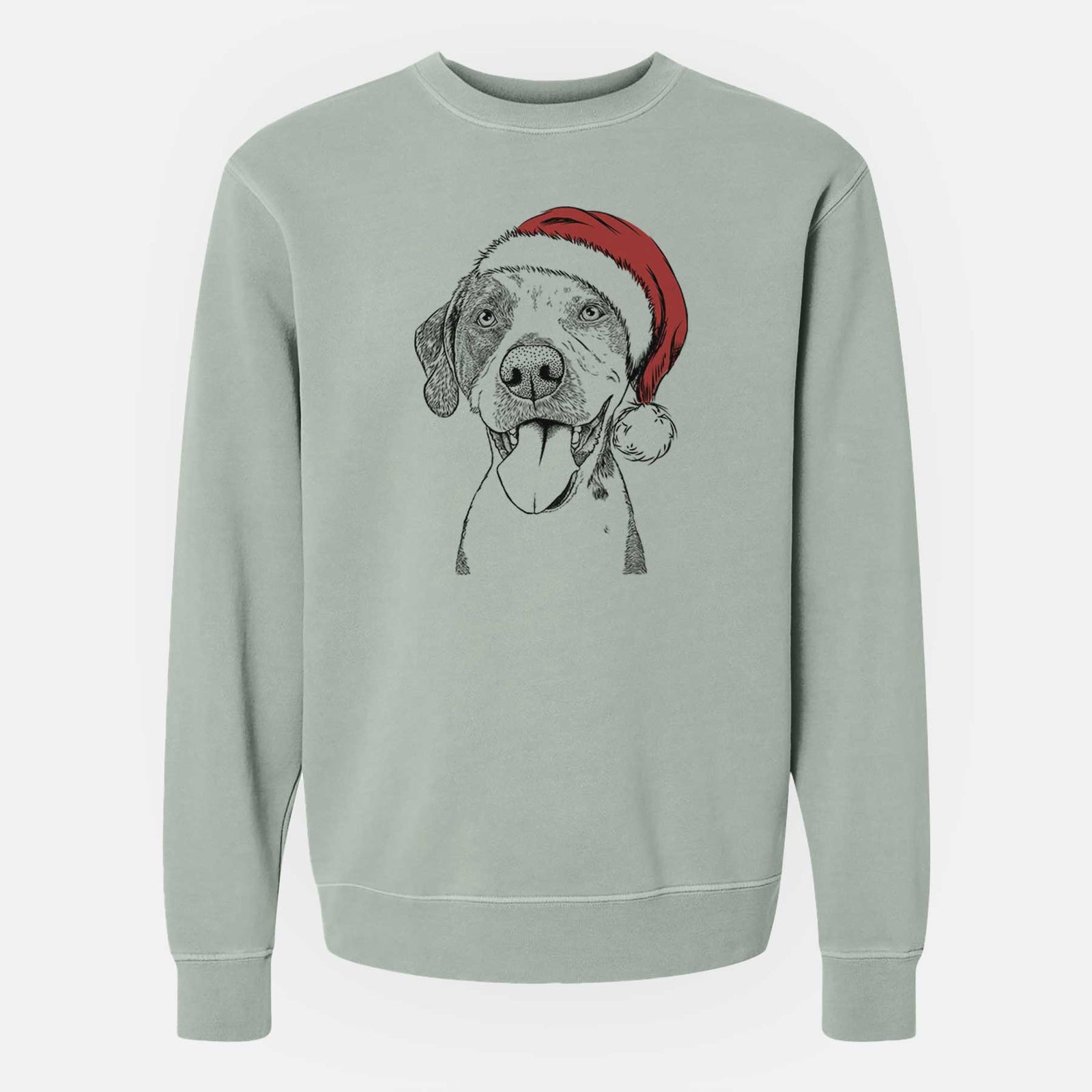 Santa Ace Boogie the Mixed Breed - Unisex Pigment Dyed Crew Sweatshirt