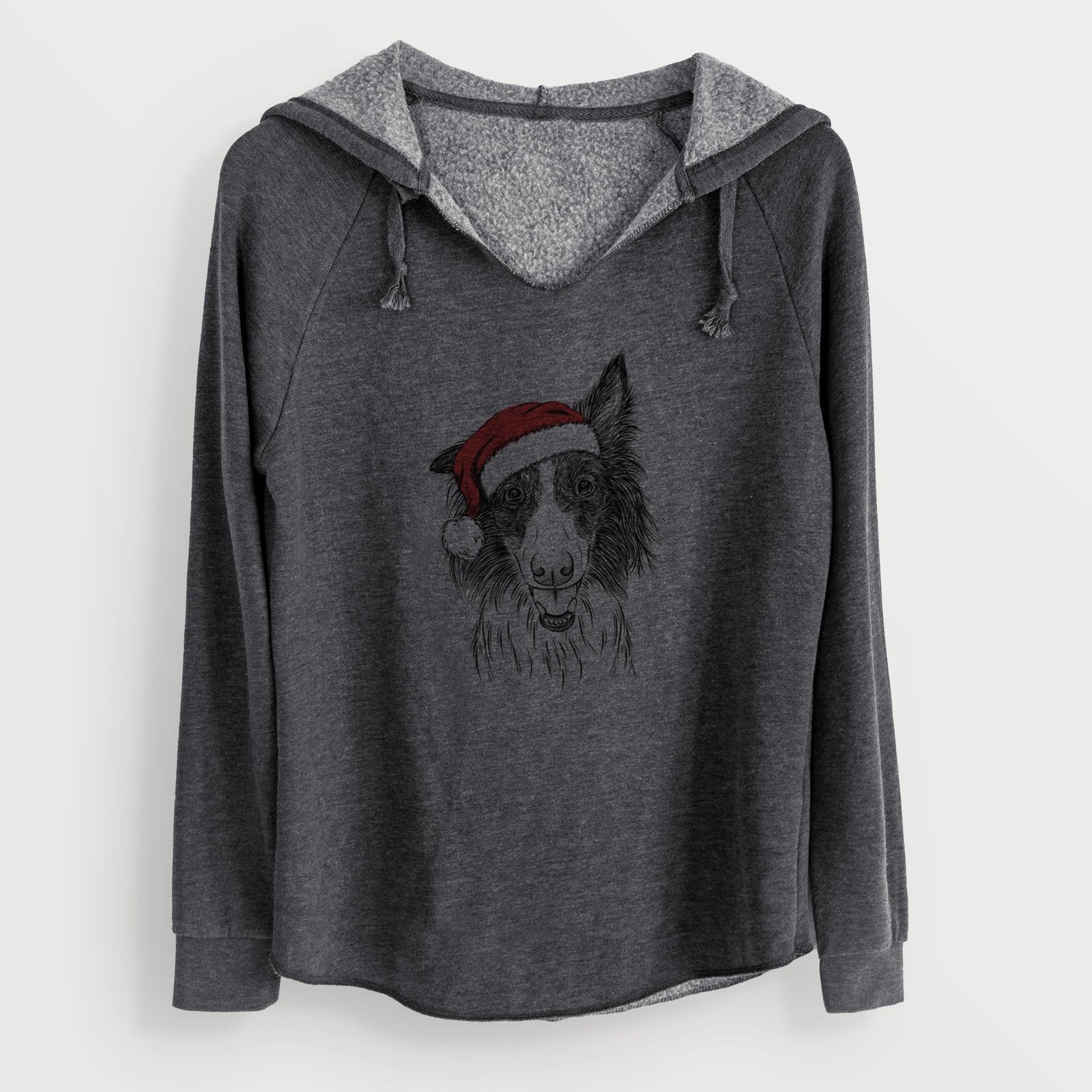 Santa Archie the Silken Windhound - Cali Wave Hooded Sweatshirt