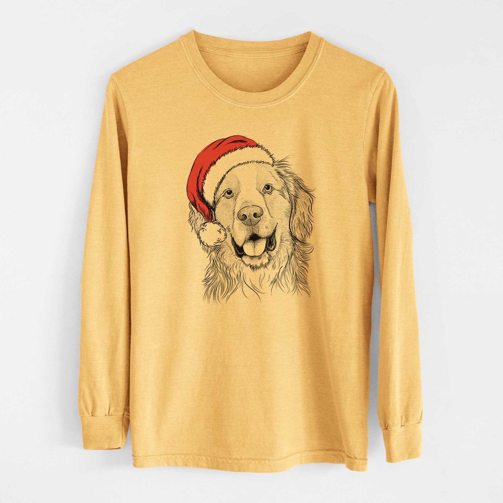 Santa Archie Benjamin the Mixed Breed - Heavyweight 100% Cotton Long Sleeve
