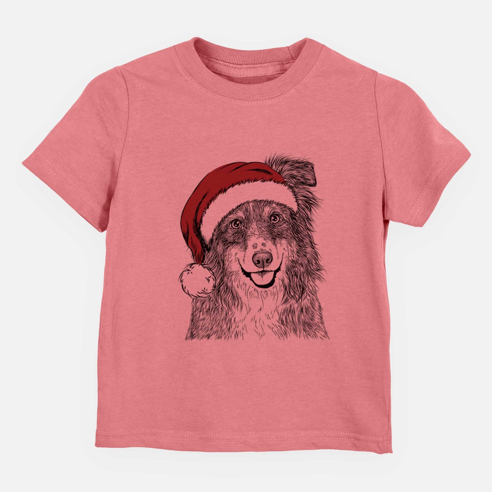 Santa Aushe the Australian Shepherd - Kids/Youth/Toddler Shirt