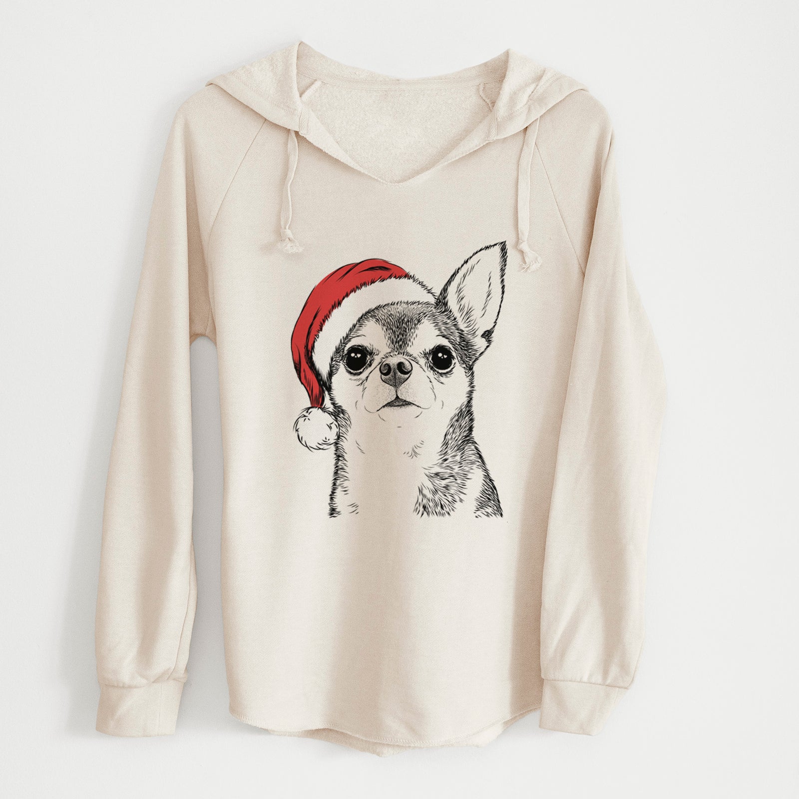 Santa Baby the Chihuahua - Cali Wave Hooded Sweatshirt