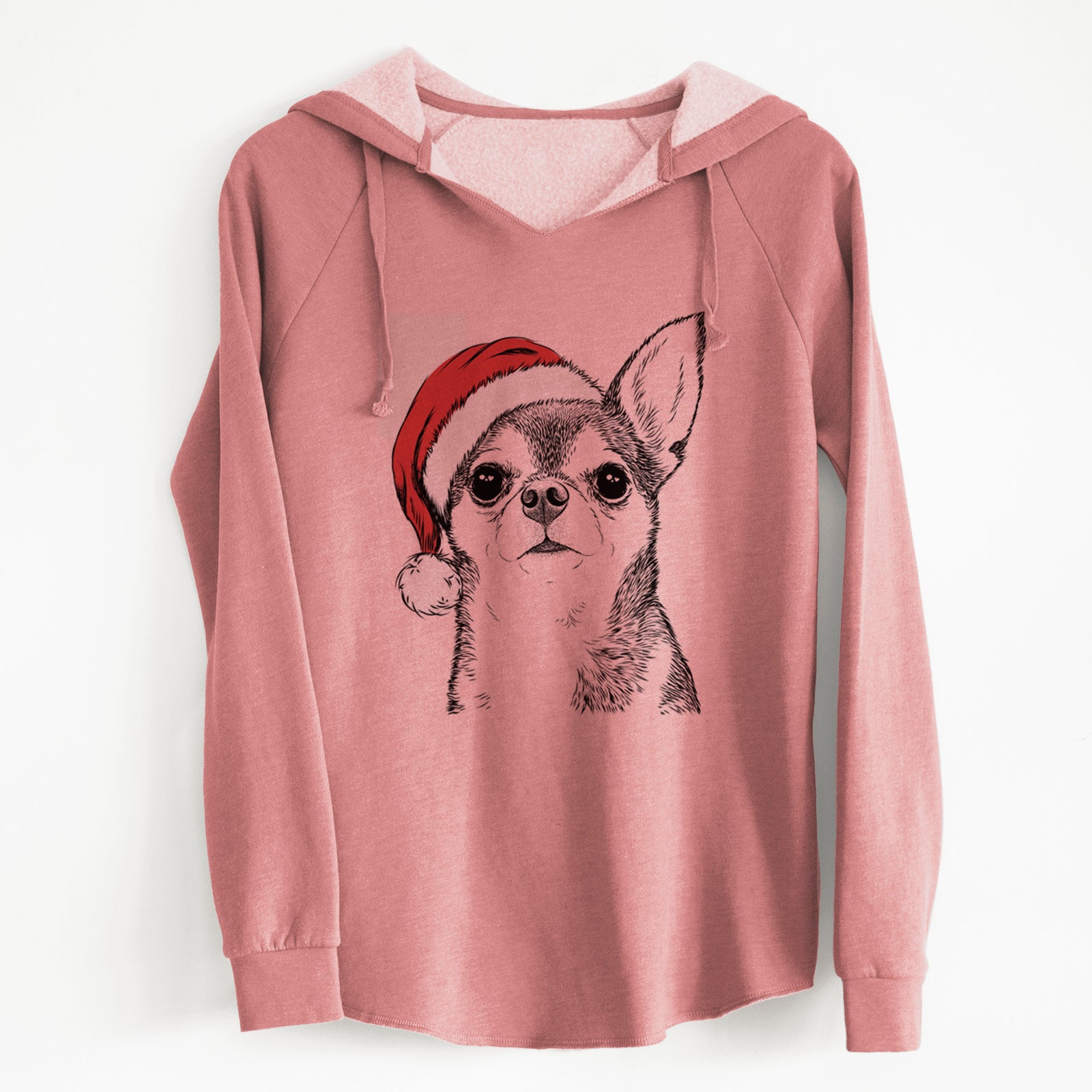 Santa Baby the Chihuahua - Cali Wave Hooded Sweatshirt