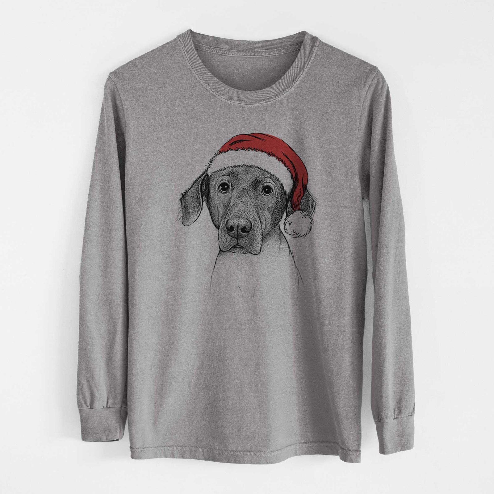 Santa Baldwin the Mixed Breed - Heavyweight 100% Cotton Long Sleeve