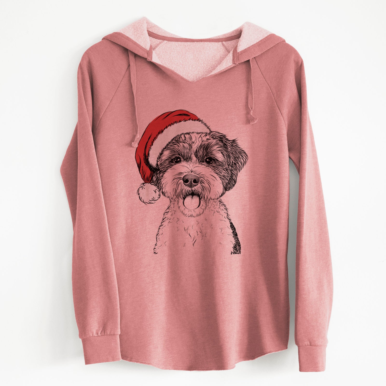 Santa Bella the Cockapoo - Cali Wave Hooded Sweatshirt