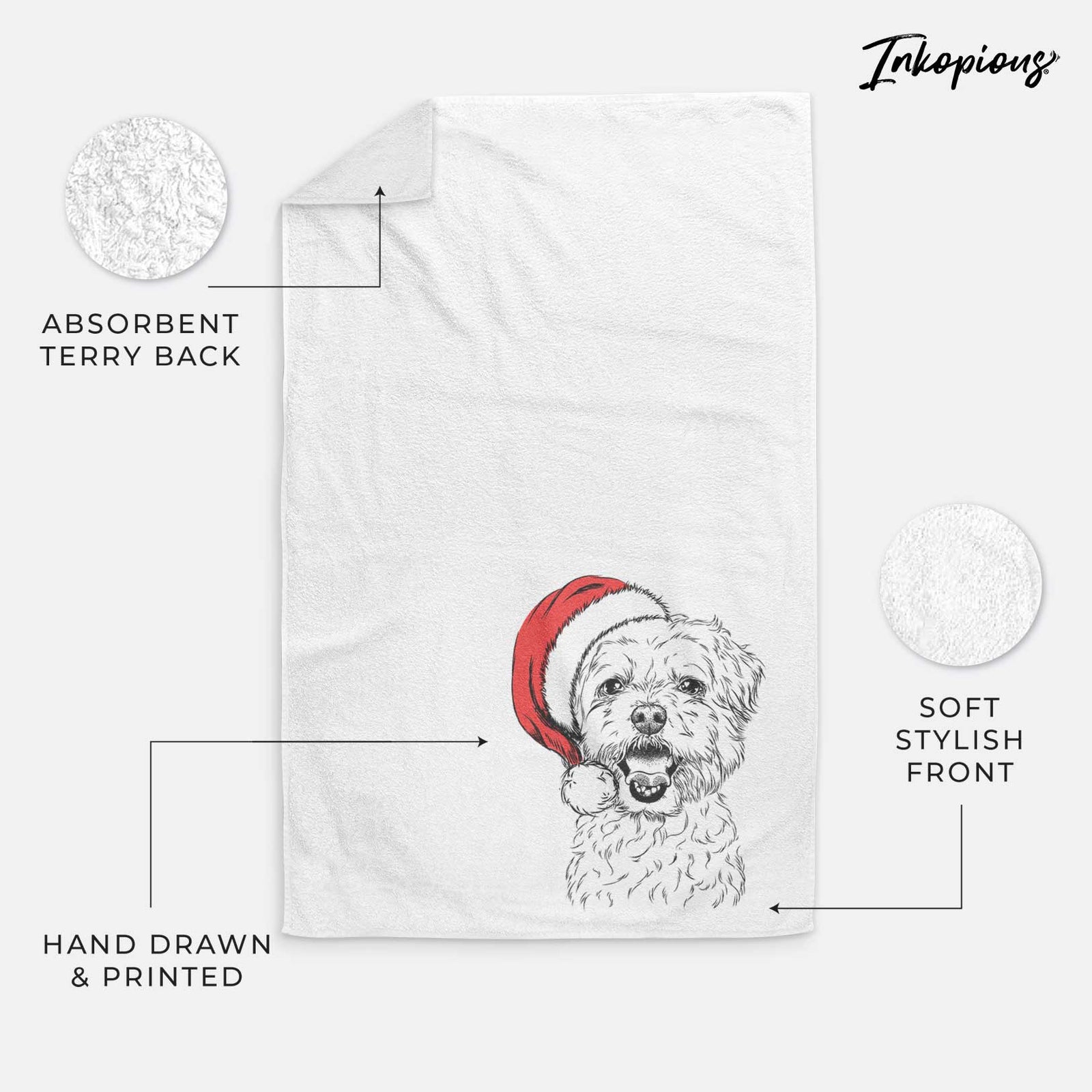 Belle the Maltipoo Decorative Hand Towel