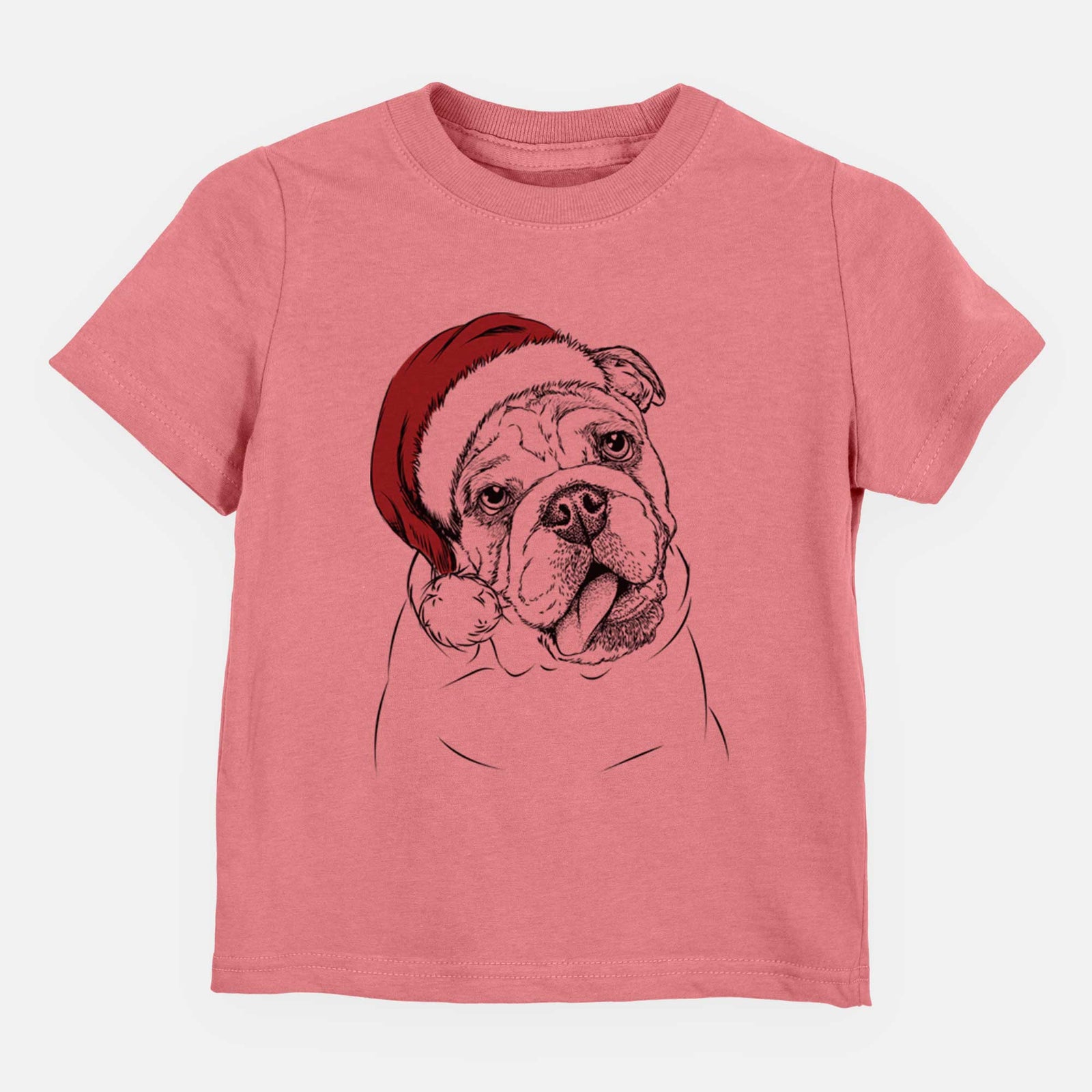 Santa Benson the English Bulldog - Kids/Youth/Toddler Shirt
