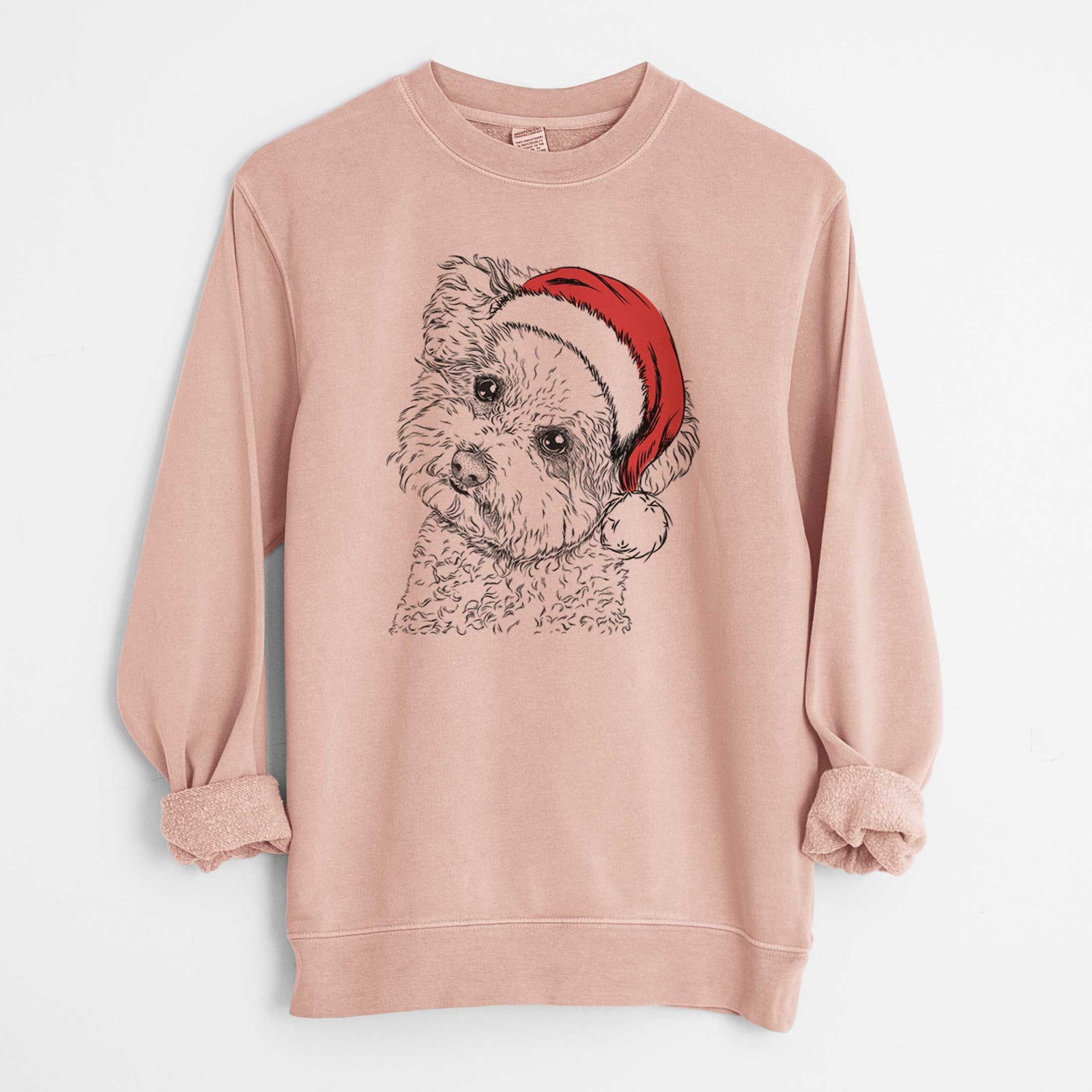 Santa Bento the Bolognese - Unisex Pigment Dyed Crew Sweatshirt