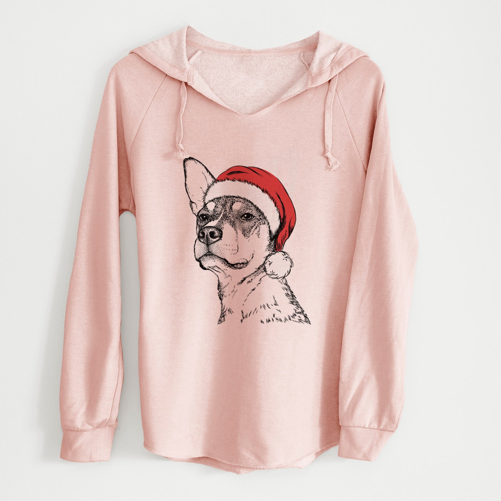 Santa Bill the Heeler Mix - Cali Wave Hooded Sweatshirt