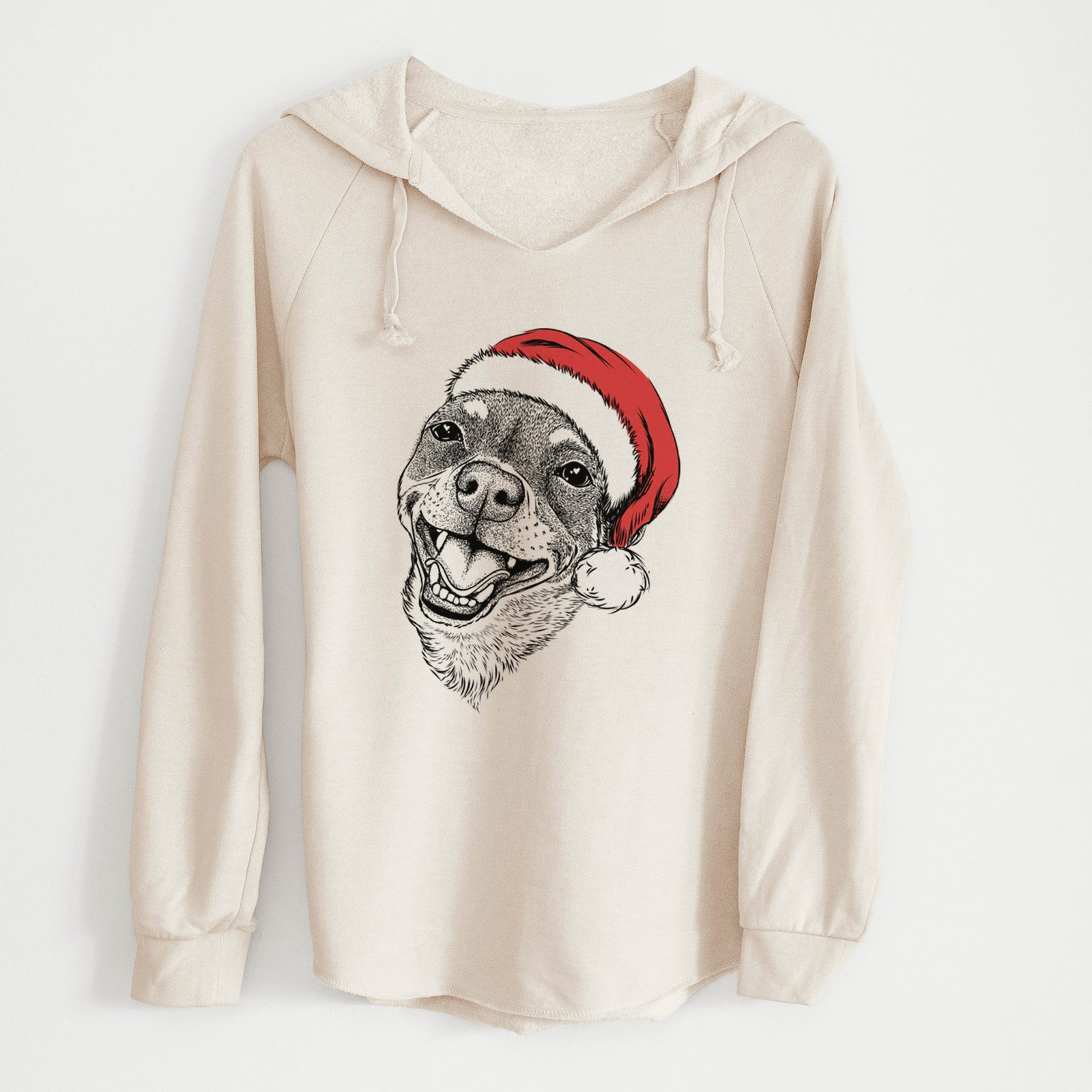 Santa Boss the Chihuahua - Cali Wave Hooded Sweatshirt