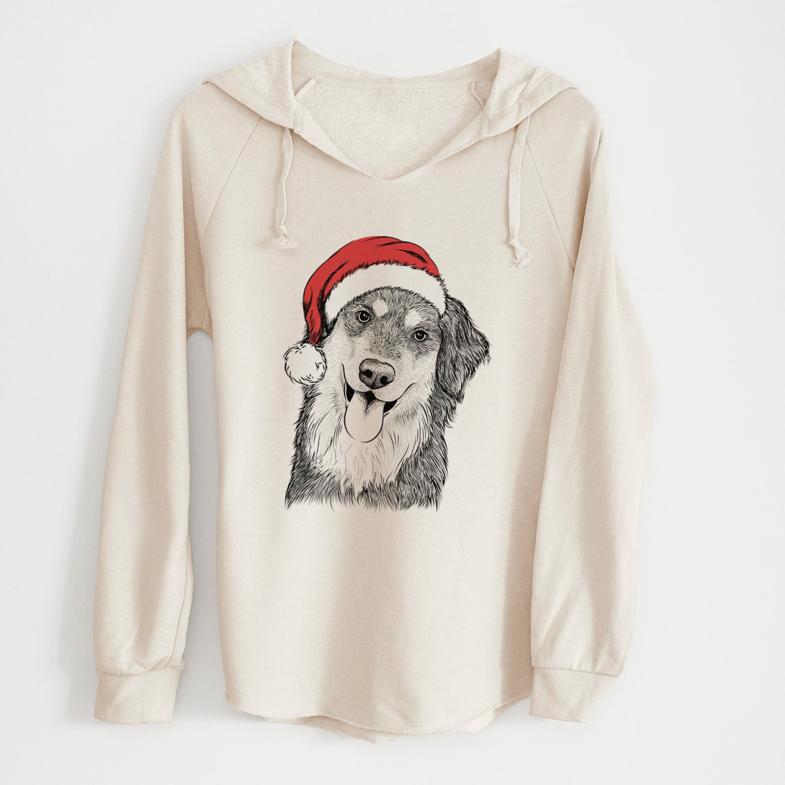 Santa Brodie the Golden Aussie - Cali Wave Hooded Sweatshirt