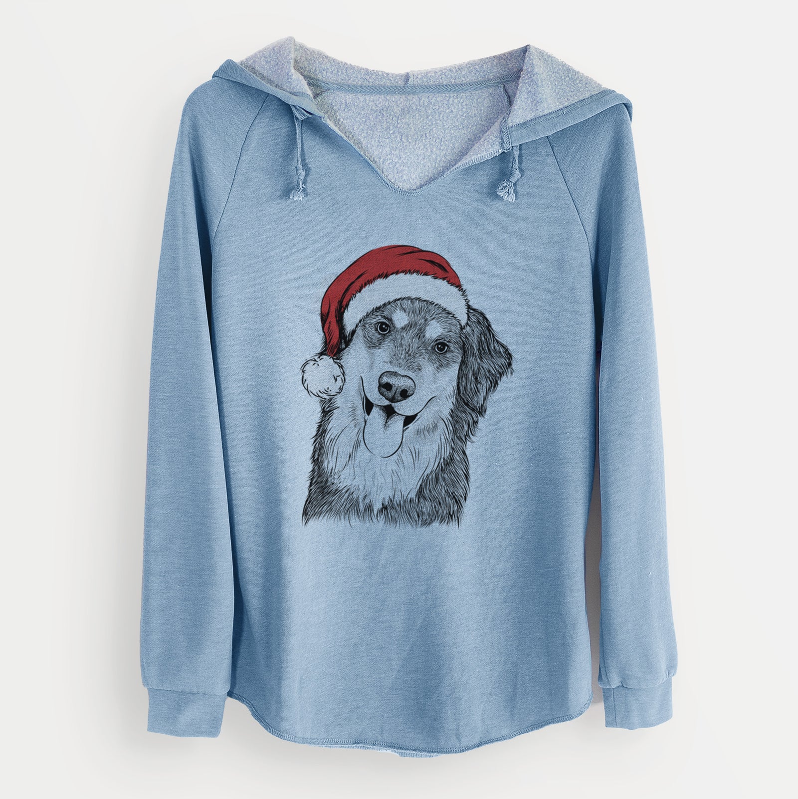 Santa Brodie the Golden Aussie - Cali Wave Hooded Sweatshirt