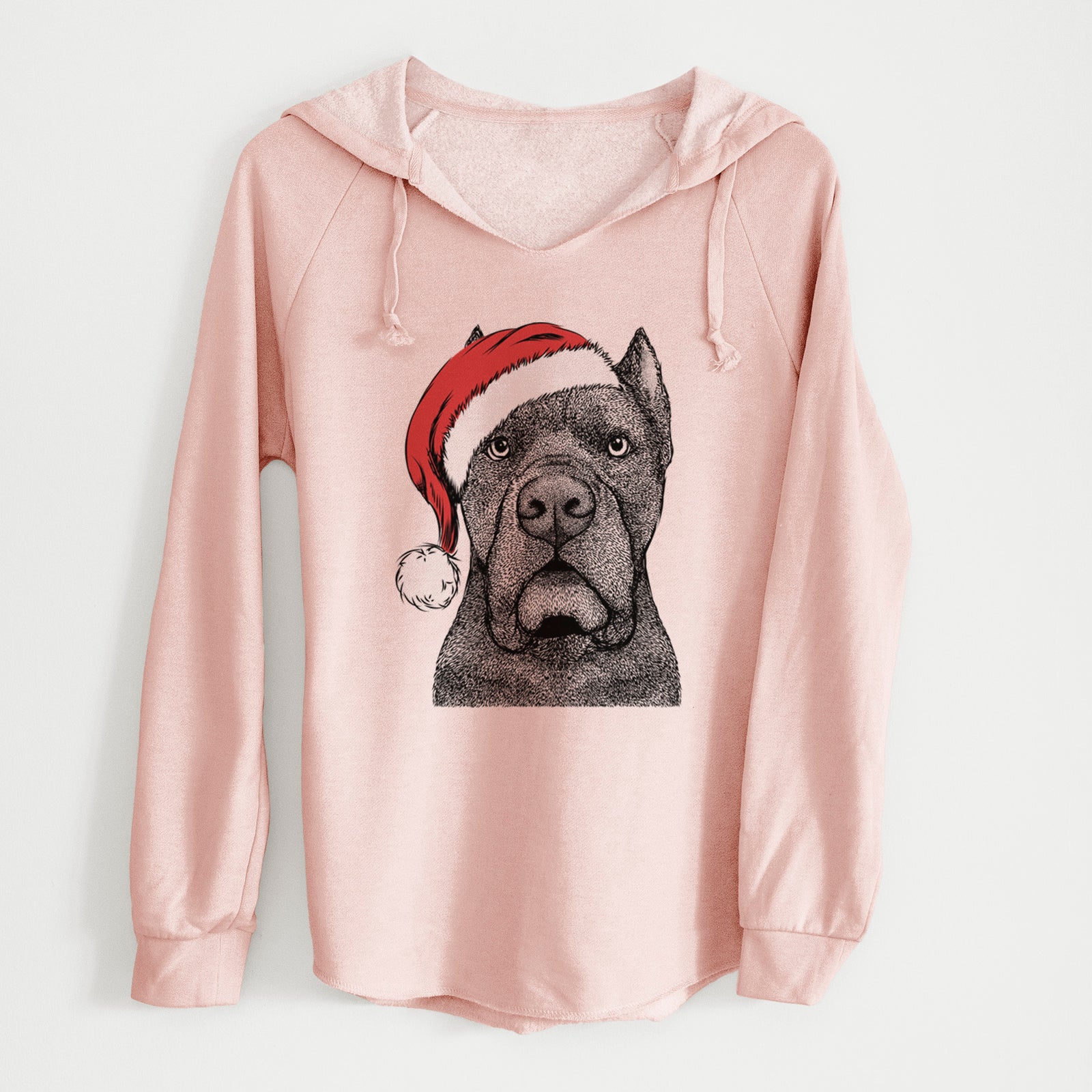 Santa Bruno the Cane Corso - Cali Wave Hooded Sweatshirt