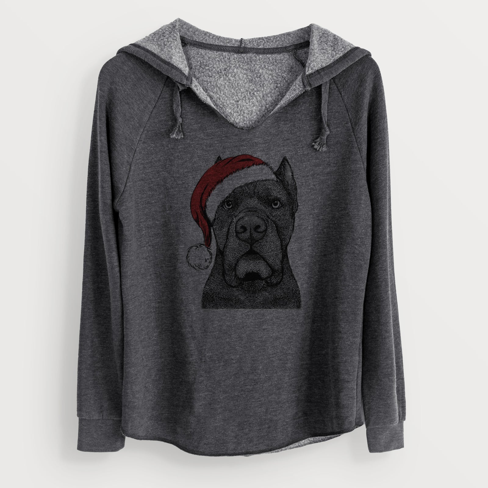 Santa Bruno the Cane Corso - Cali Wave Hooded Sweatshirt