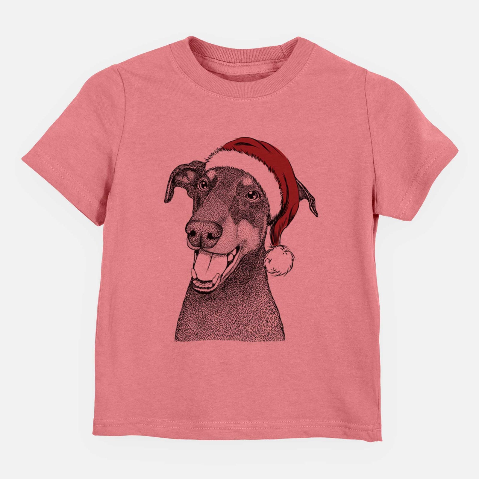 Santa Bunnie the Doberman Pinscher - Kids/Youth/Toddler Shirt