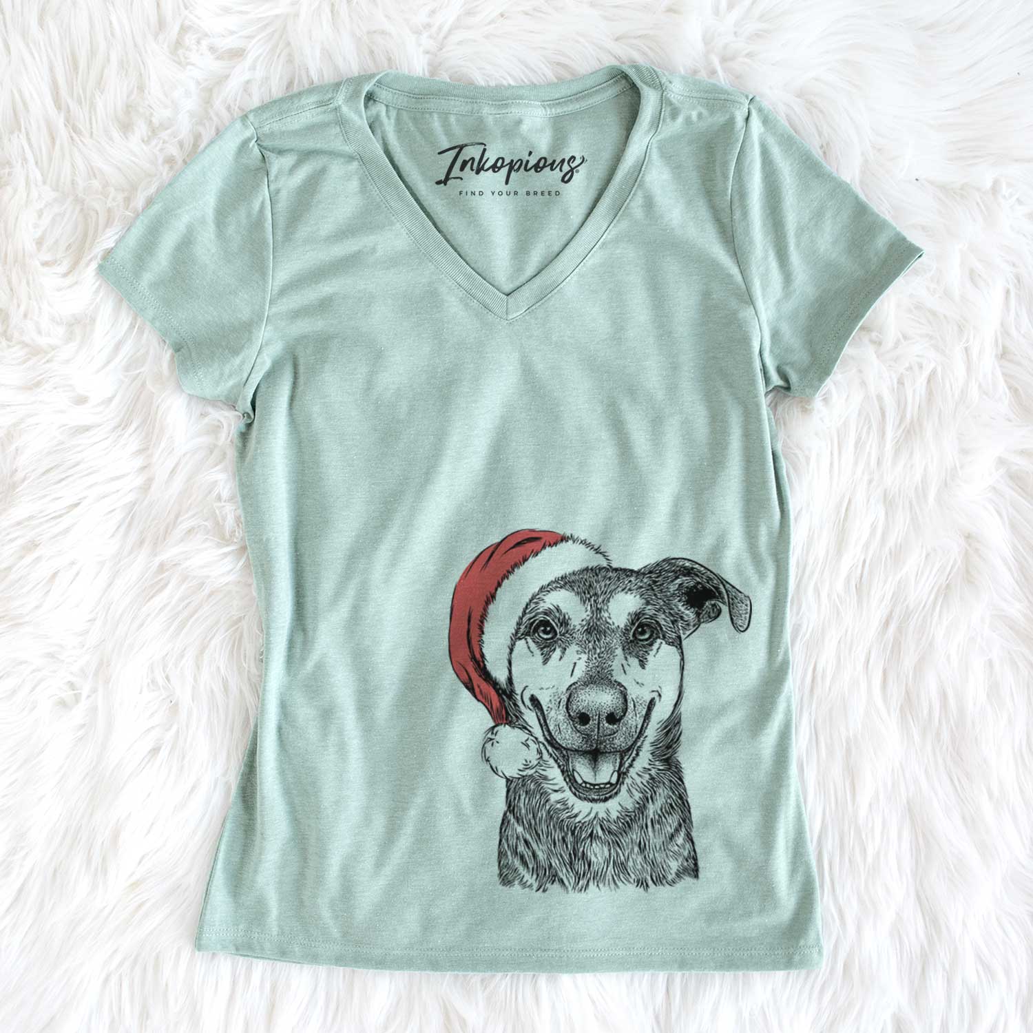 Case the Mixed Breed - Women's V-neck Shirt