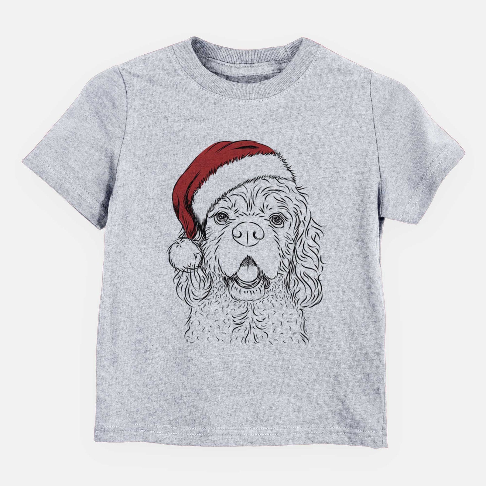 Santa Casey the American Cocker Spaniel - Kids/Youth/Toddler Shirt