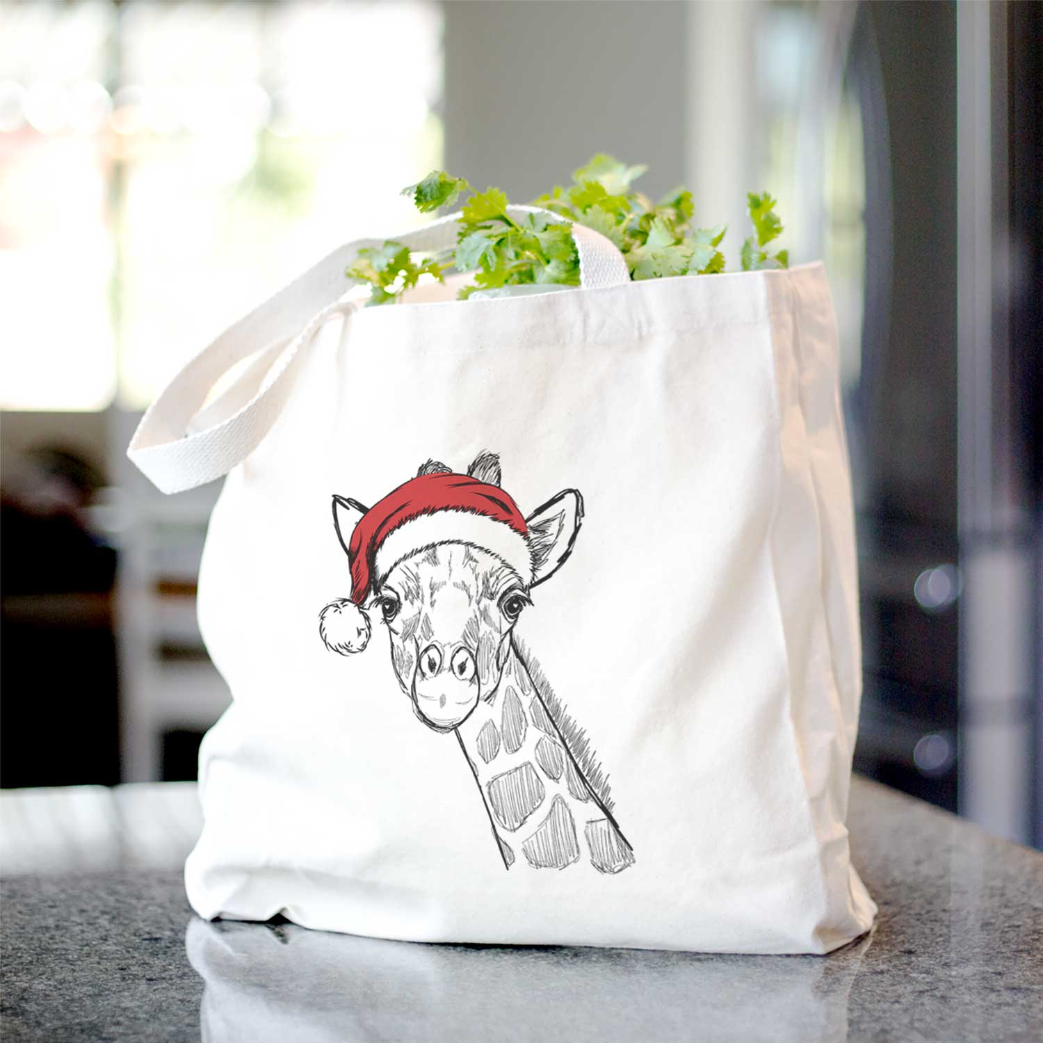 Cedrick the Giraffe - Tote Bag