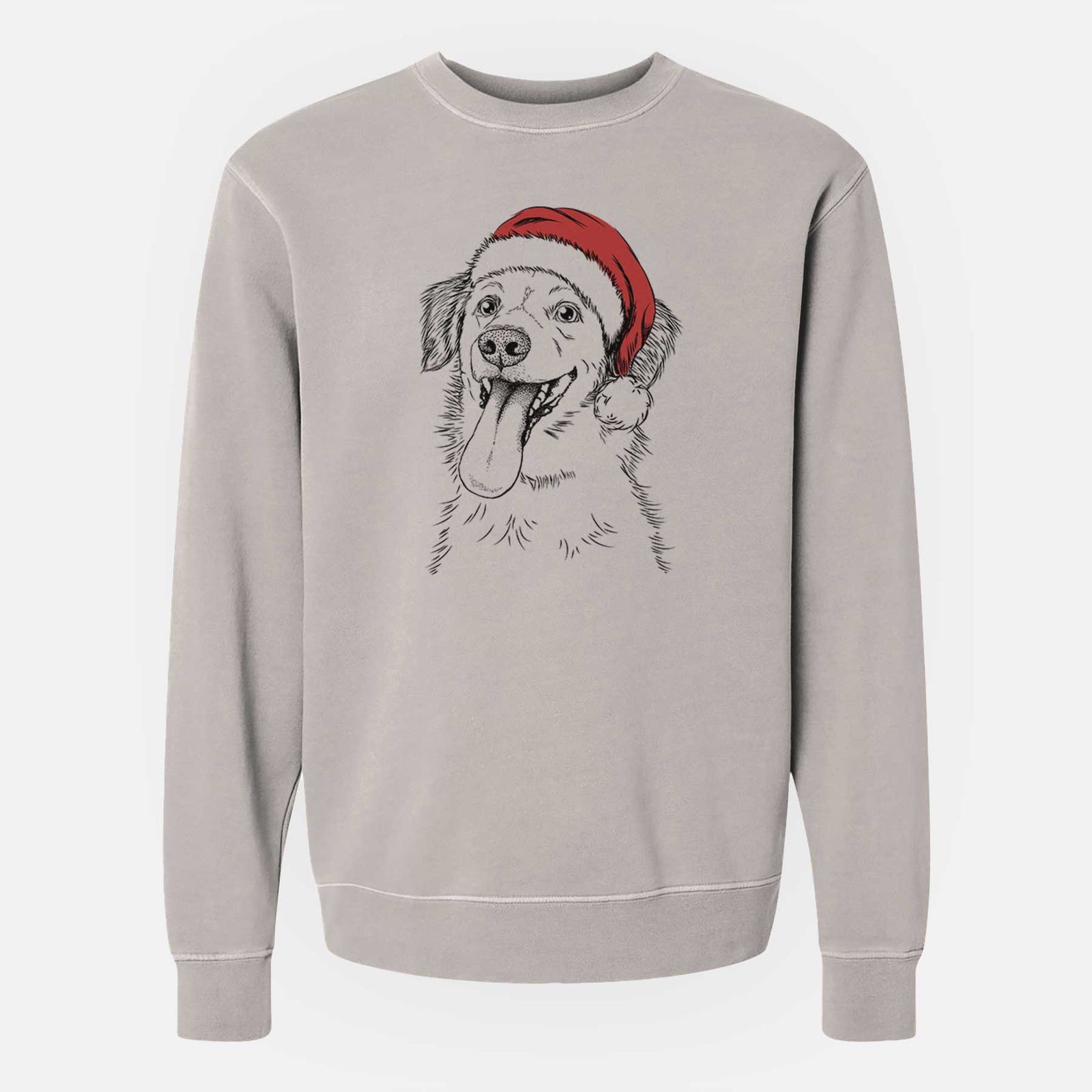 Santa Charles Xavier the Mixed Breed - Unisex Pigment Dyed Crew Sweatshirt