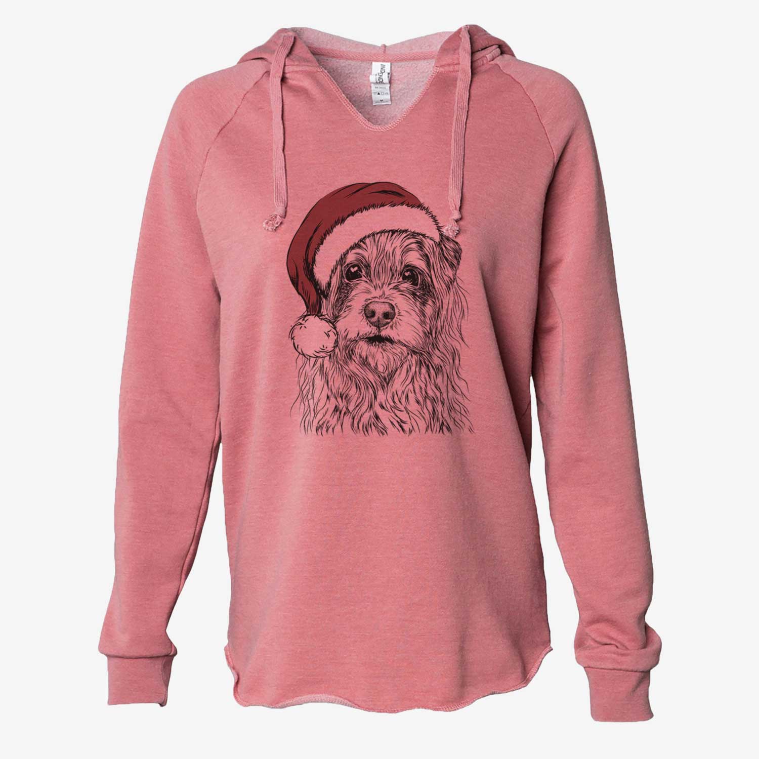 Chester the Terrier Mix - Cali Wave Hooded Sweatshirt