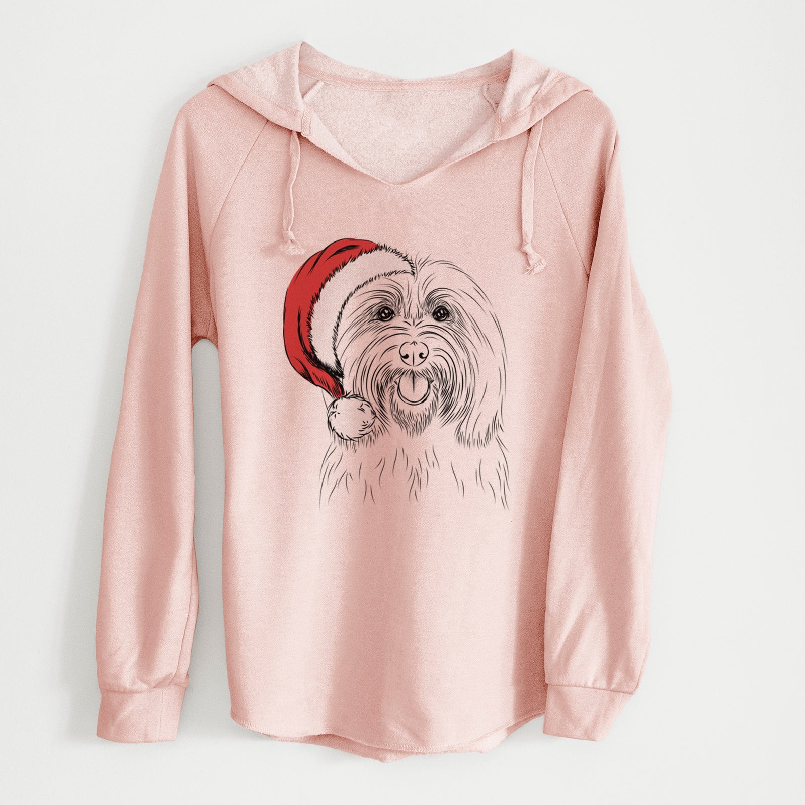 Santa Claude the Coton de Tulear - Cali Wave Hooded Sweatshirt