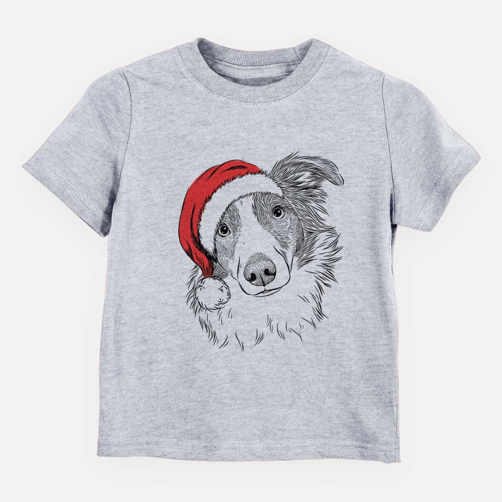 Santa Cyclone the Australian Shepherd - Kids/Youth/Toddler Shirt