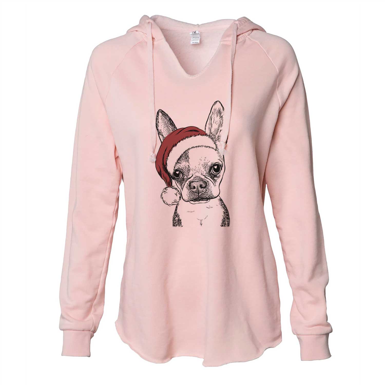 Daisy the Boston Terrier - Cali Wave Hooded Sweatshirt