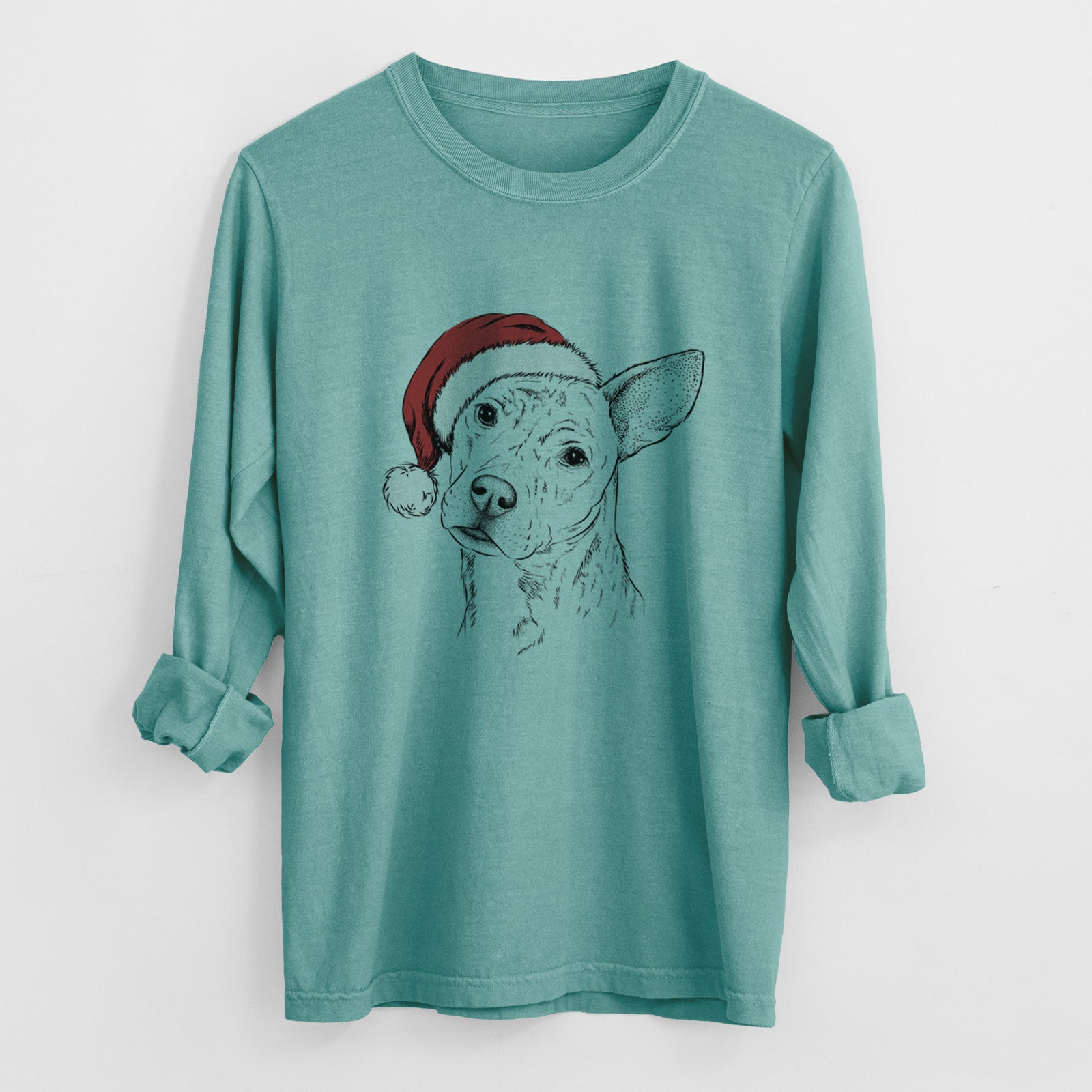 Santa Diesel the Mixed Breed - Heavyweight 100% Cotton Long Sleeve