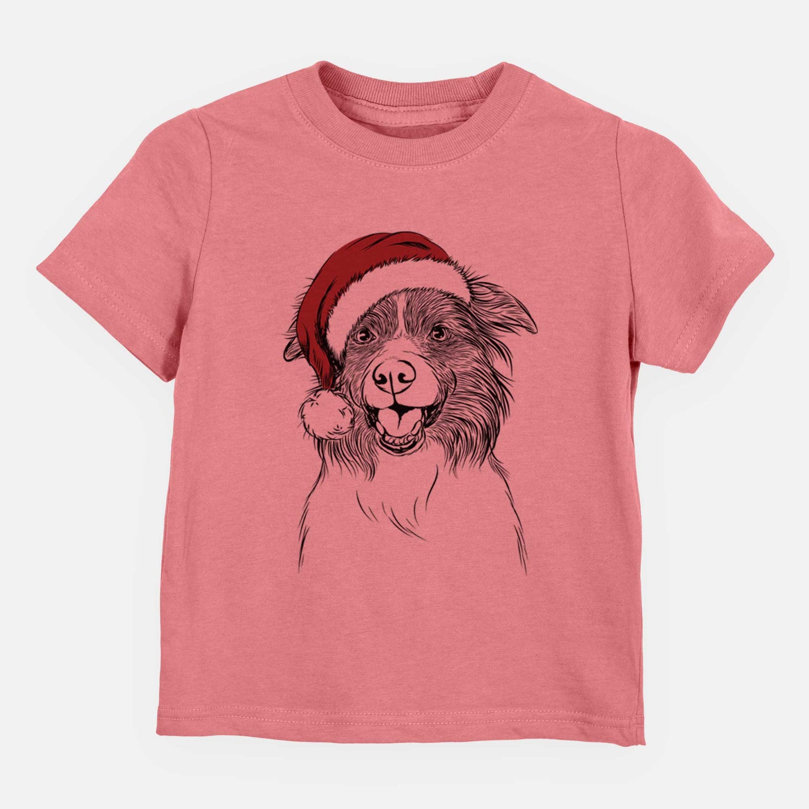 Santa Dizzy the Border Collie - Kids/Youth/Toddler Shirt