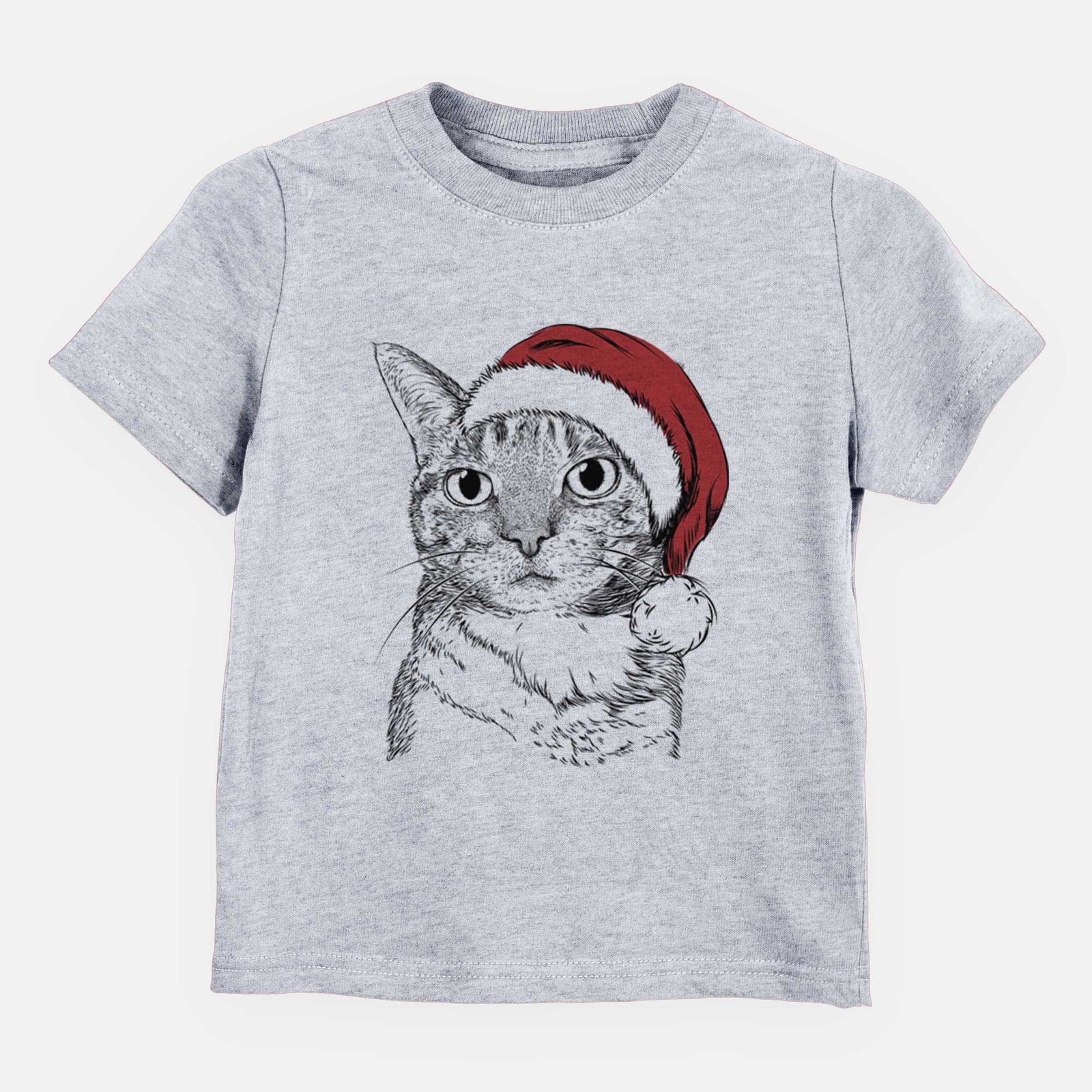 Santa Eleanor the Domestic Shorthair Cat - Kids/Youth/Toddler Shirt