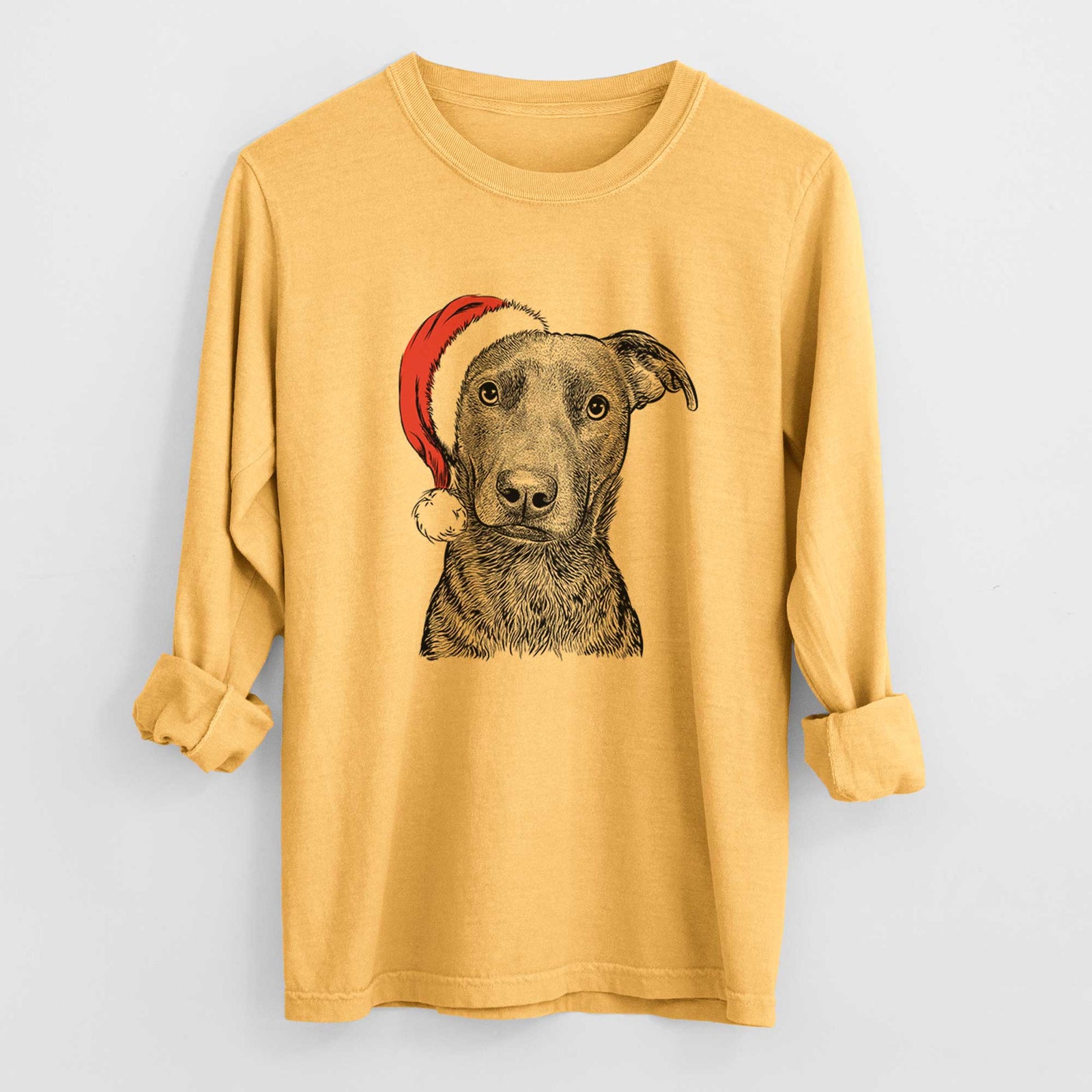Santa Embyr the Mixed Breed - Heavyweight 100% Cotton Long Sleeve