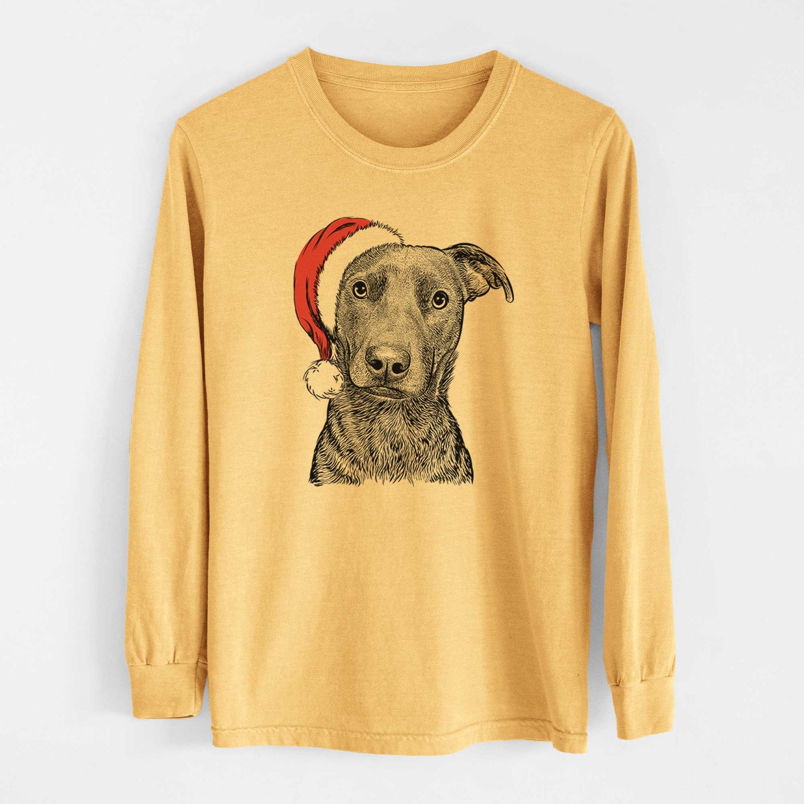 Santa Embyr the Mixed Breed - Heavyweight 100% Cotton Long Sleeve