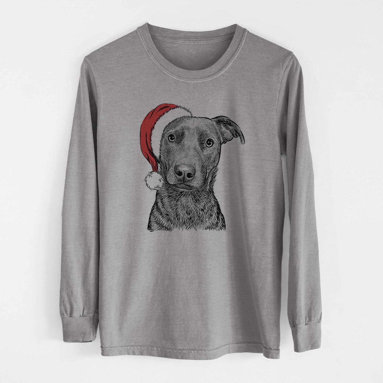 Santa Embyr the Mixed Breed - Heavyweight 100% Cotton Long Sleeve