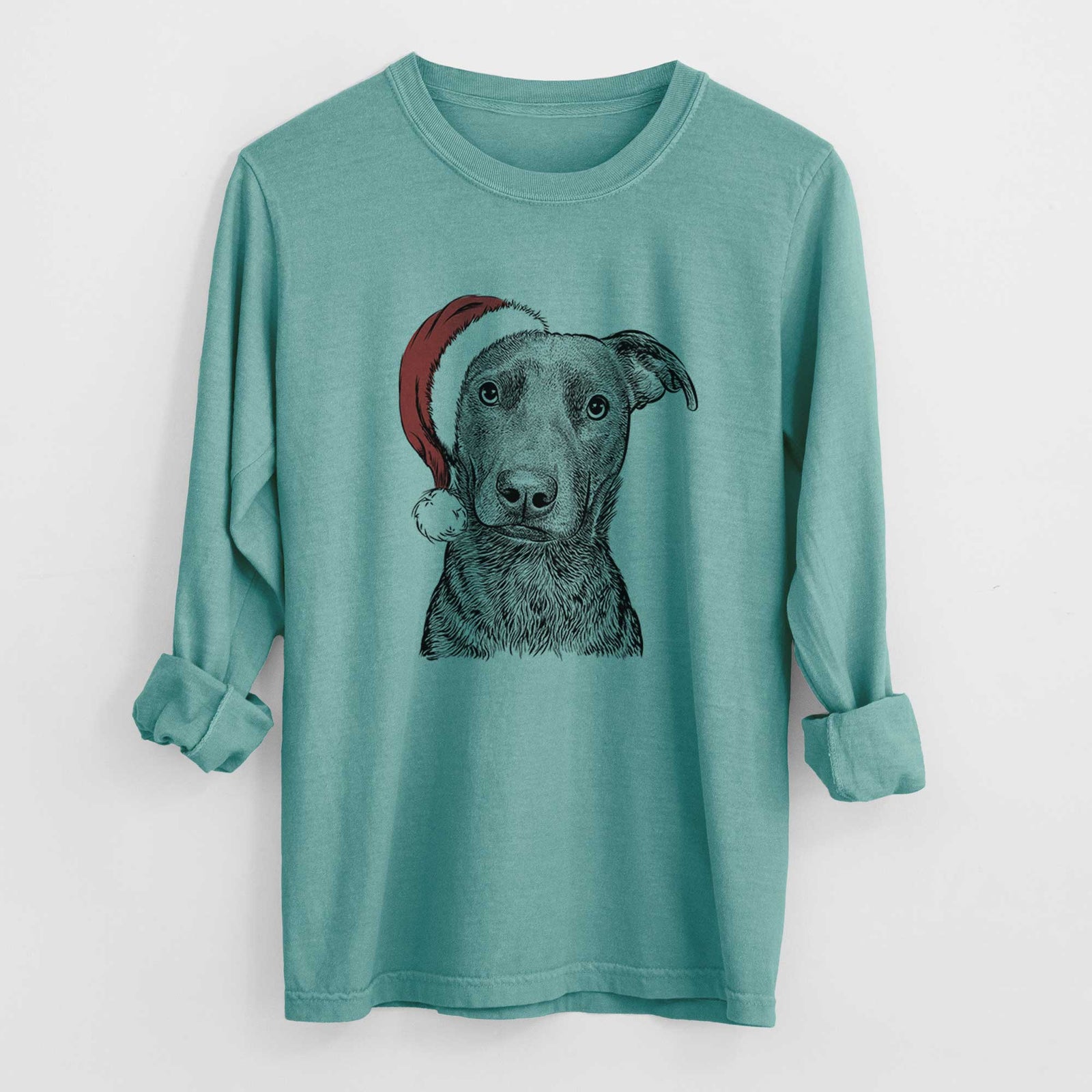 Santa Embyr the Mixed Breed - Heavyweight 100% Cotton Long Sleeve
