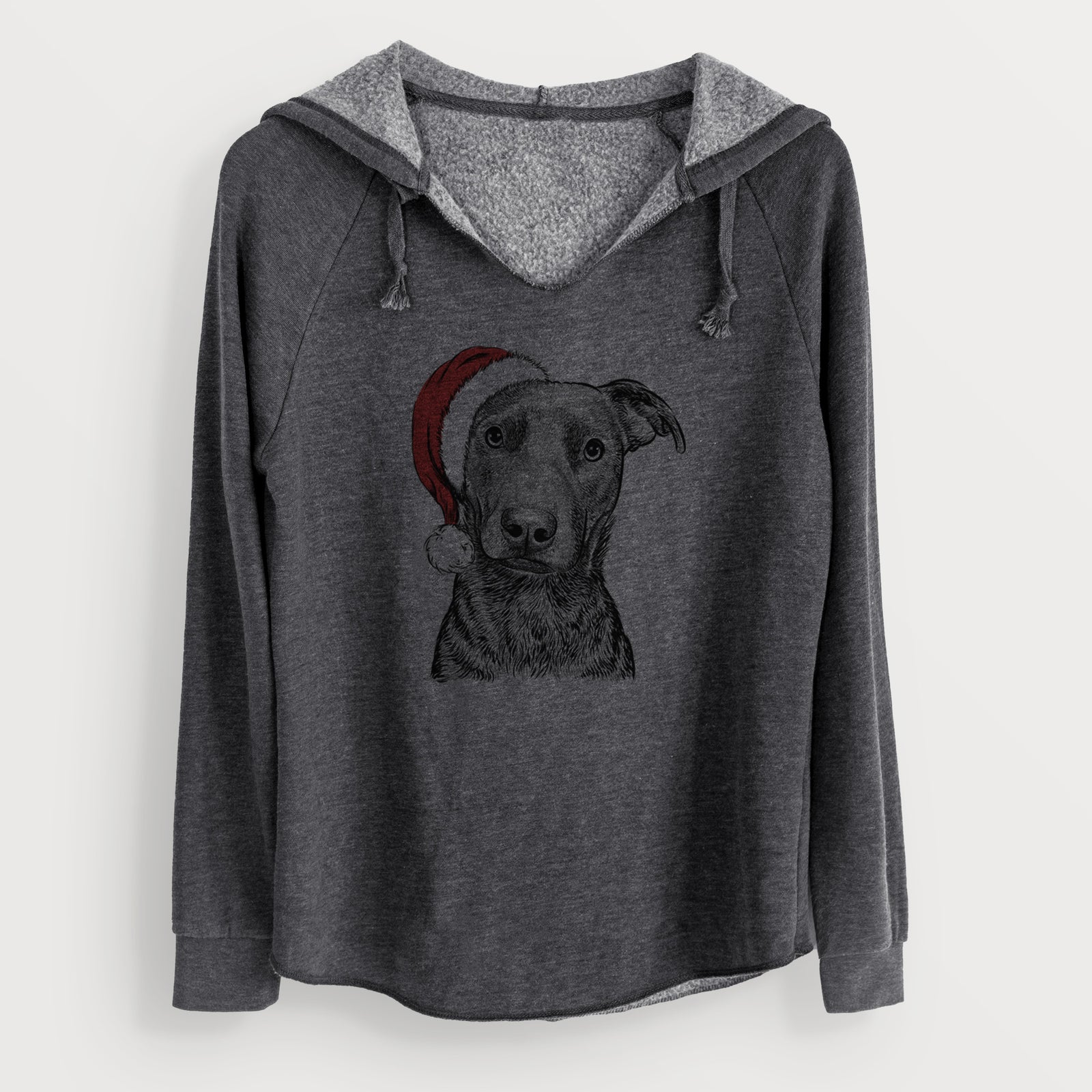 Santa Embyr the Mixed Breed - Cali Wave Hooded Sweatshirt