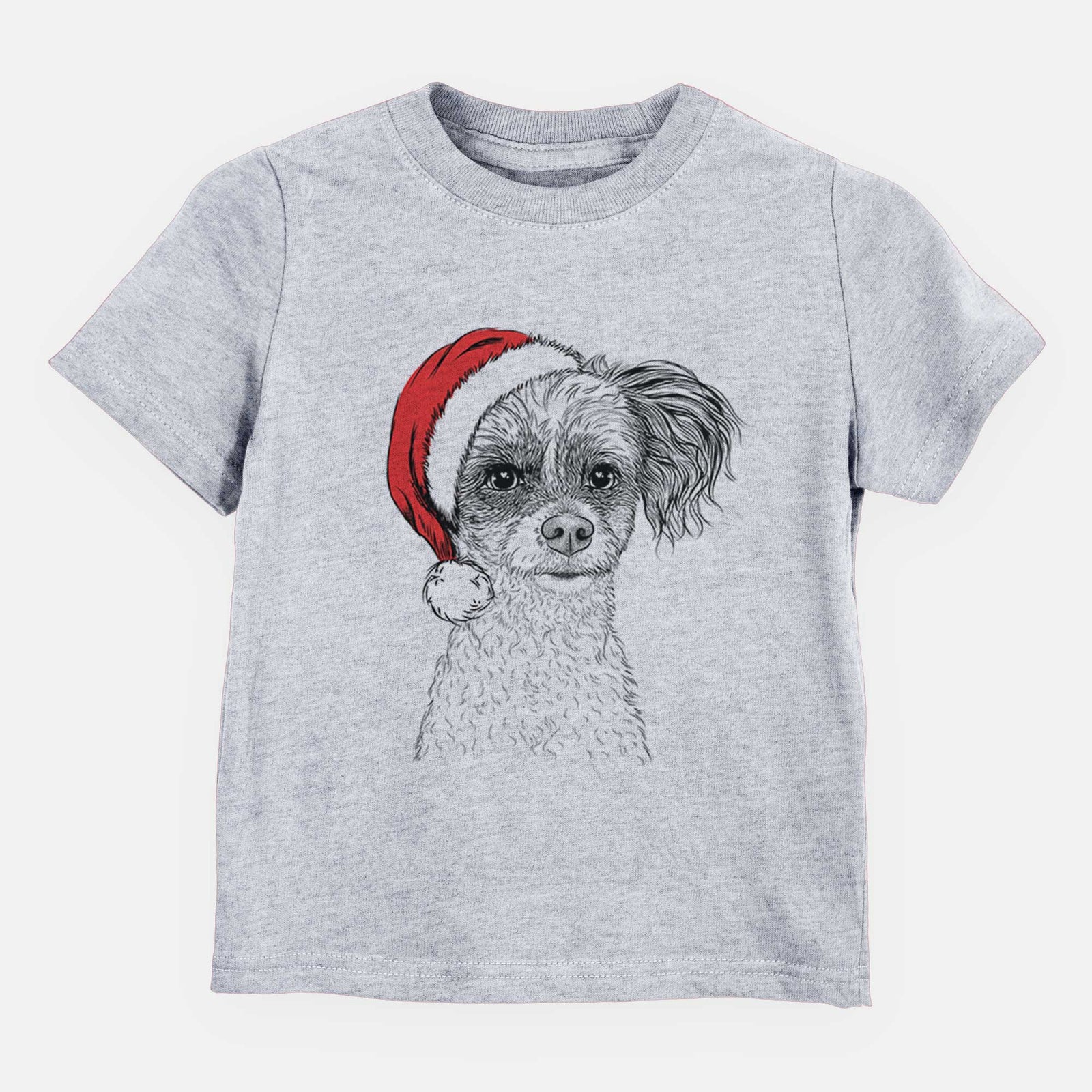 Santa Finley Beth the Papillon Mix - Kids/Youth/Toddler Shirt