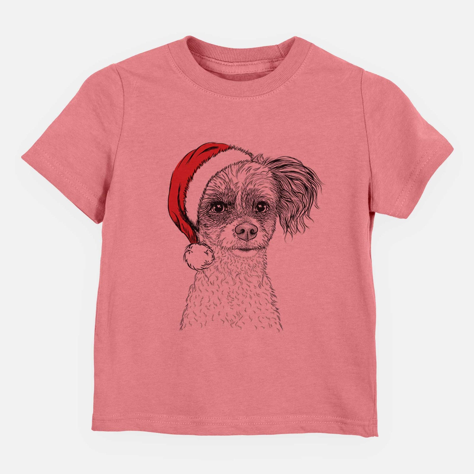 Santa Finley Beth the Papillon Mix - Kids/Youth/Toddler Shirt