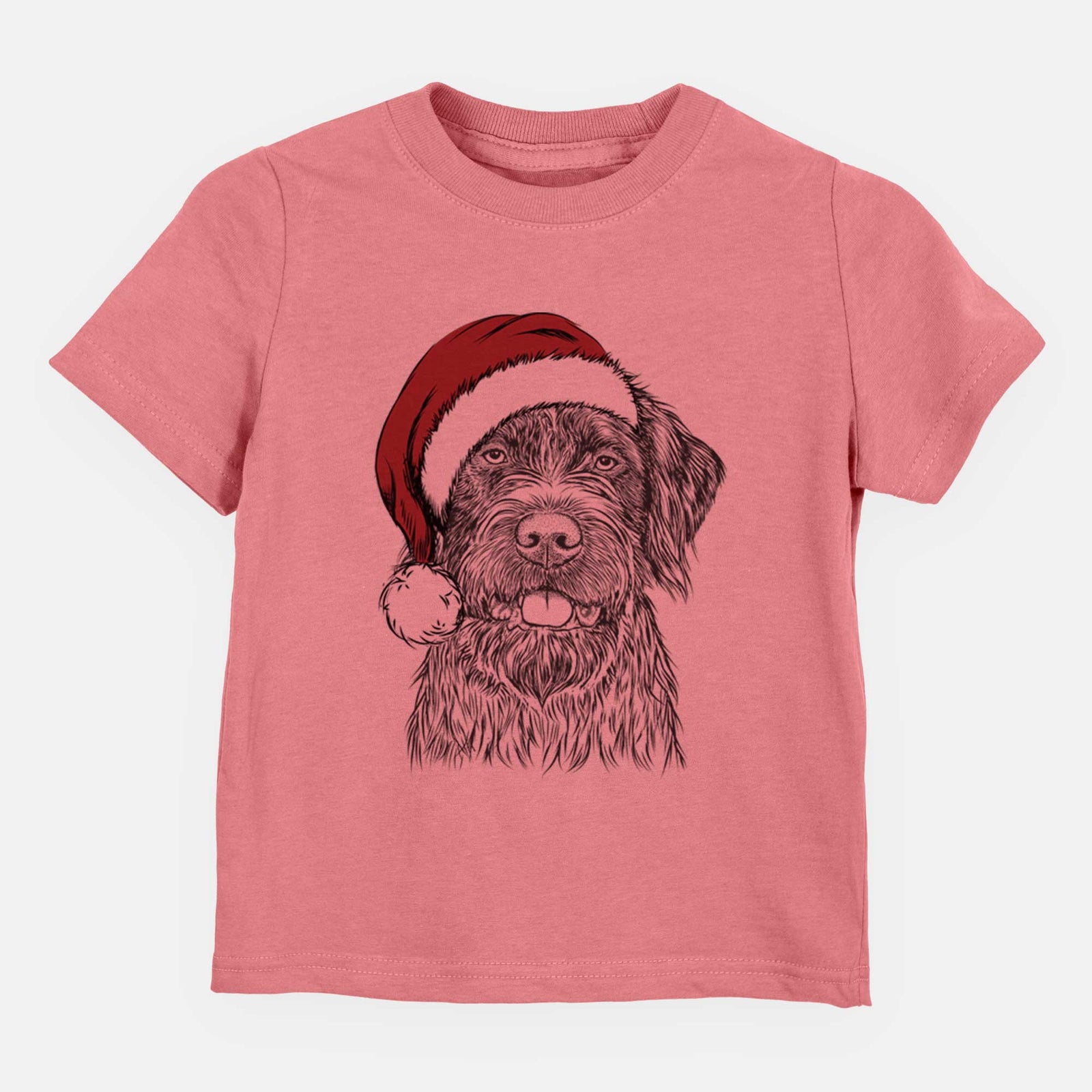 Santa Fletcher the Wirehaired Pointing Griffon - Kids/Youth/Toddler Shirt