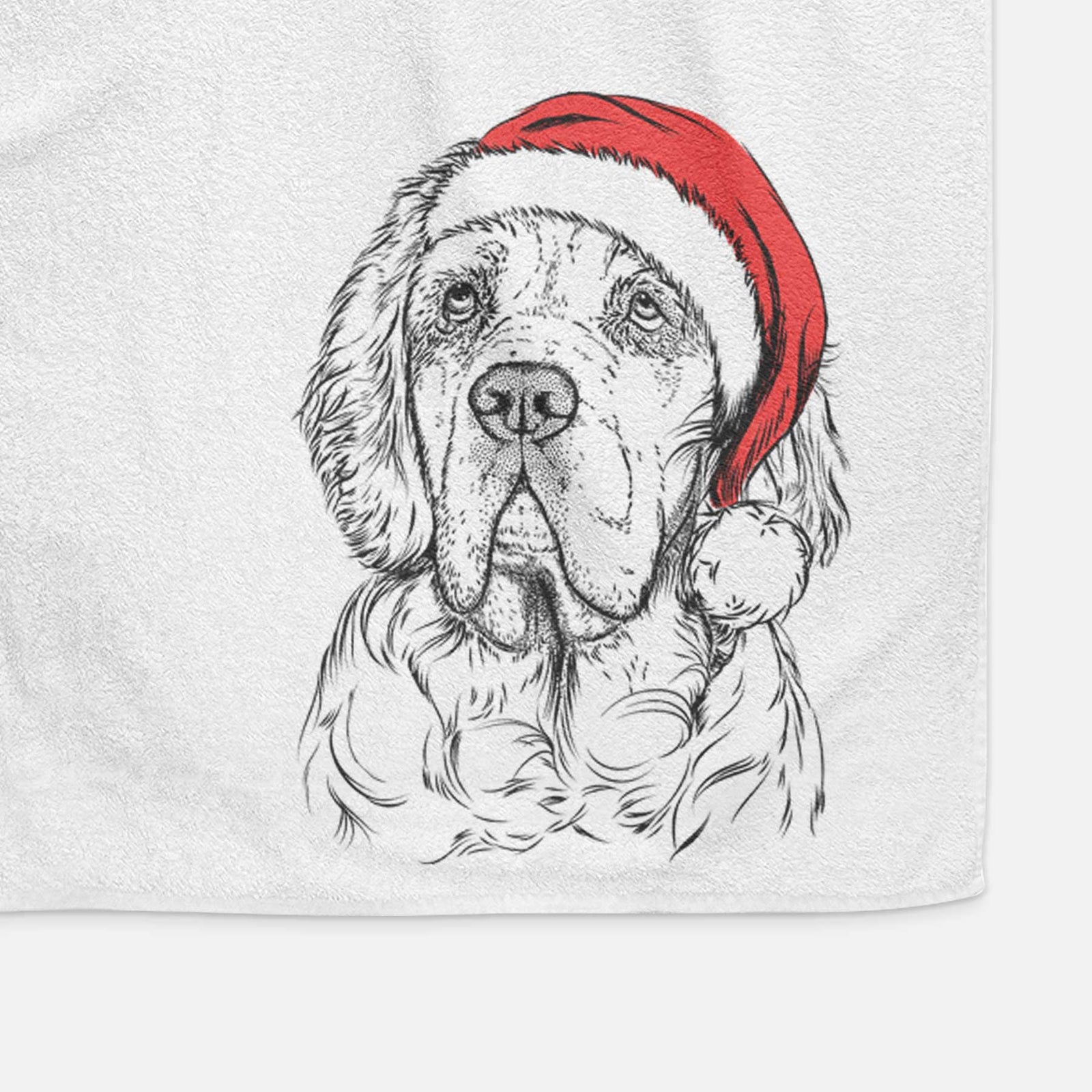 Gary the Clumber Spaniel Decorative Hand Towel