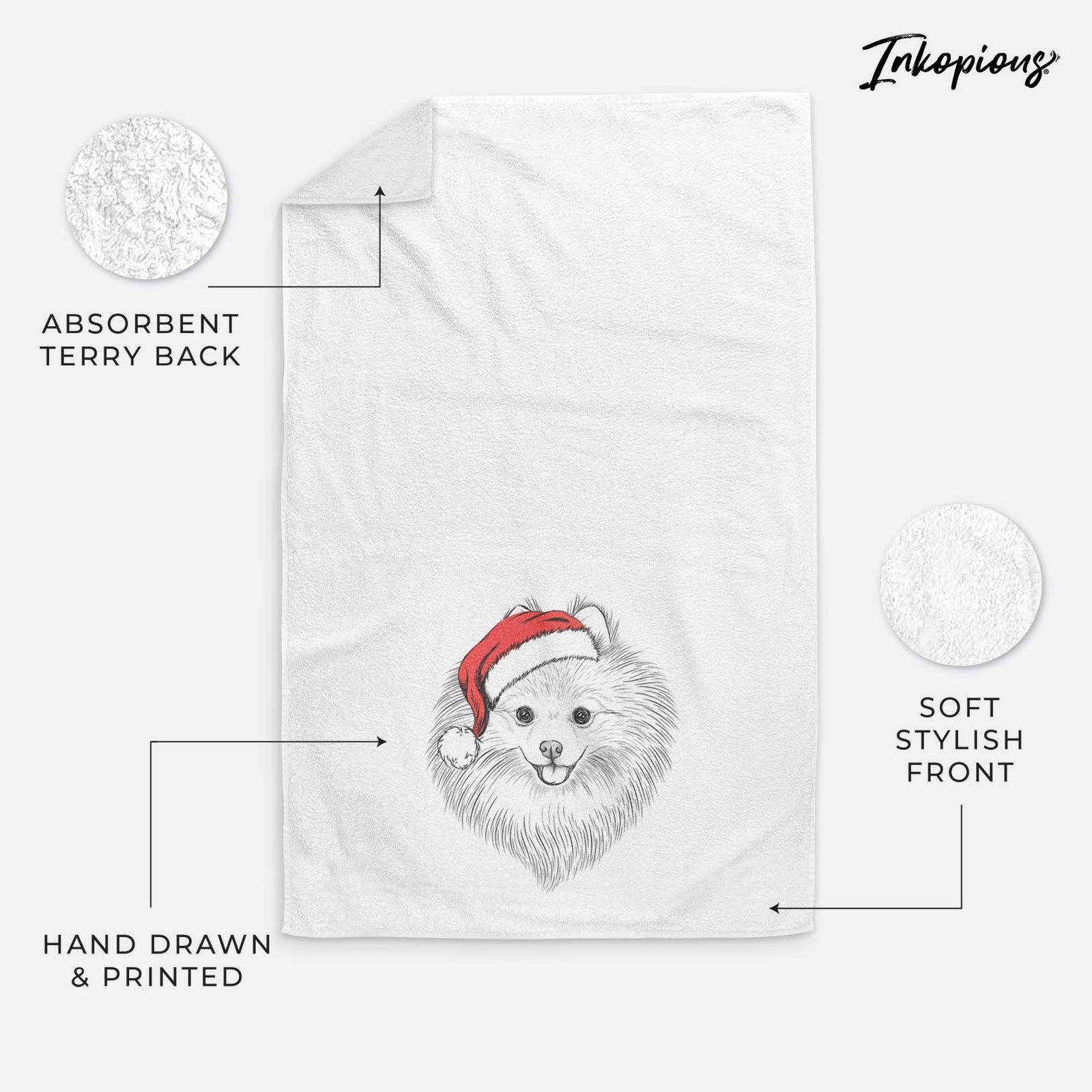 GiGi the Pomeranian Decorative Hand Towel