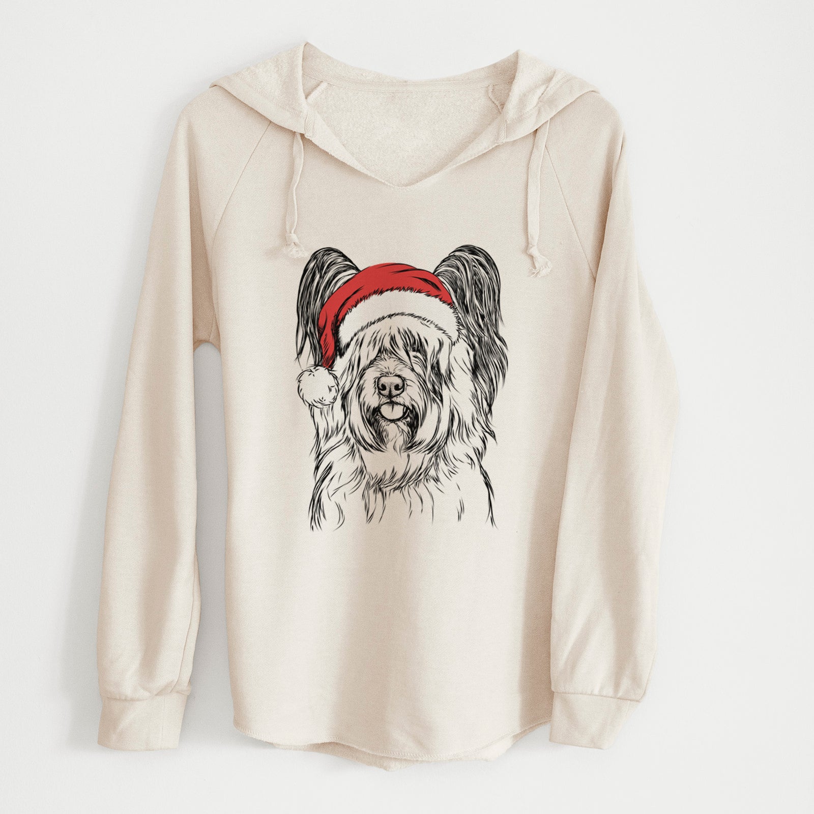 Santa Gideon the Skye Terrier - Cali Wave Hooded Sweatshirt
